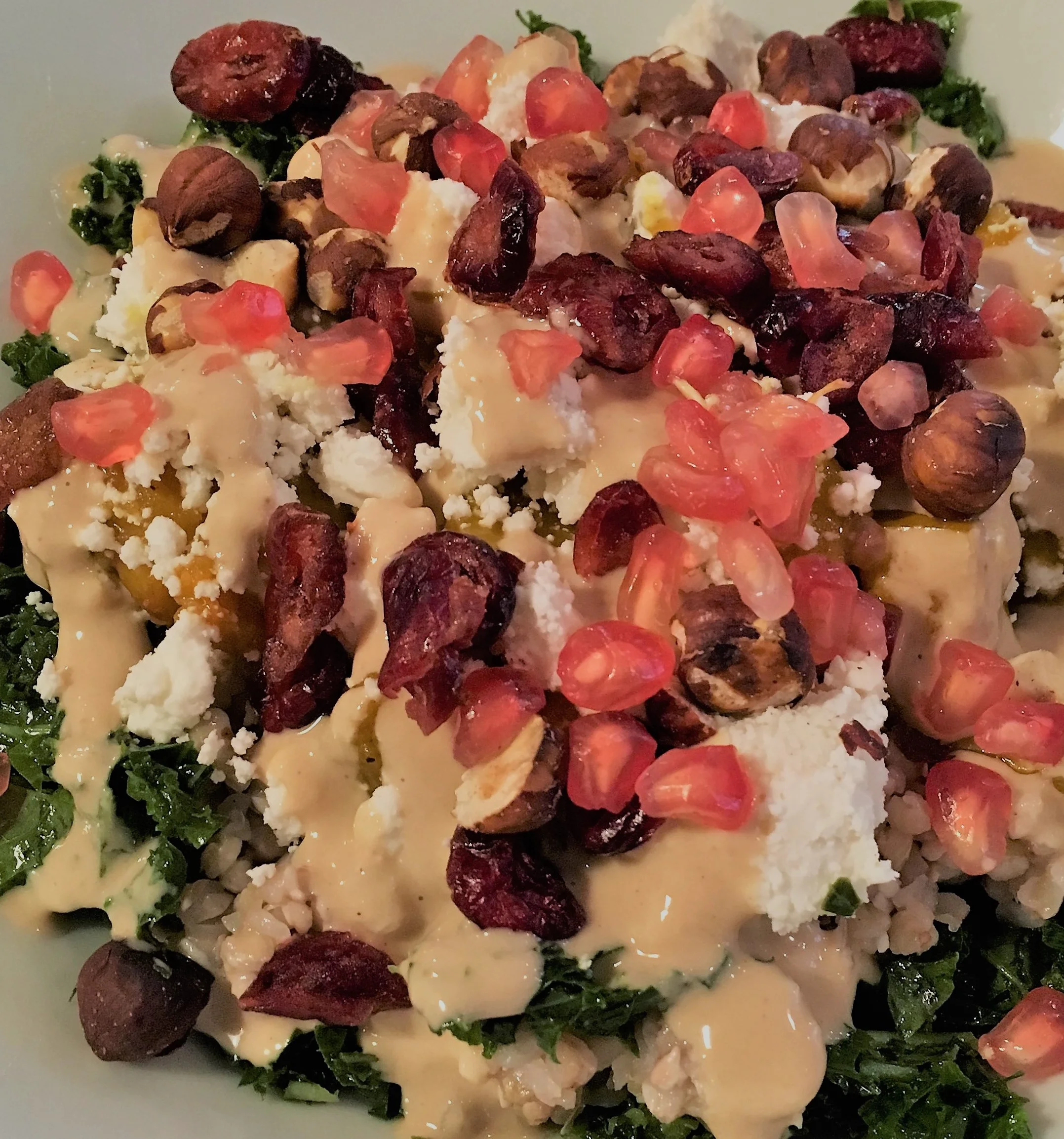 cuisine sans gluten Automn kale salad Positive Café.jpg