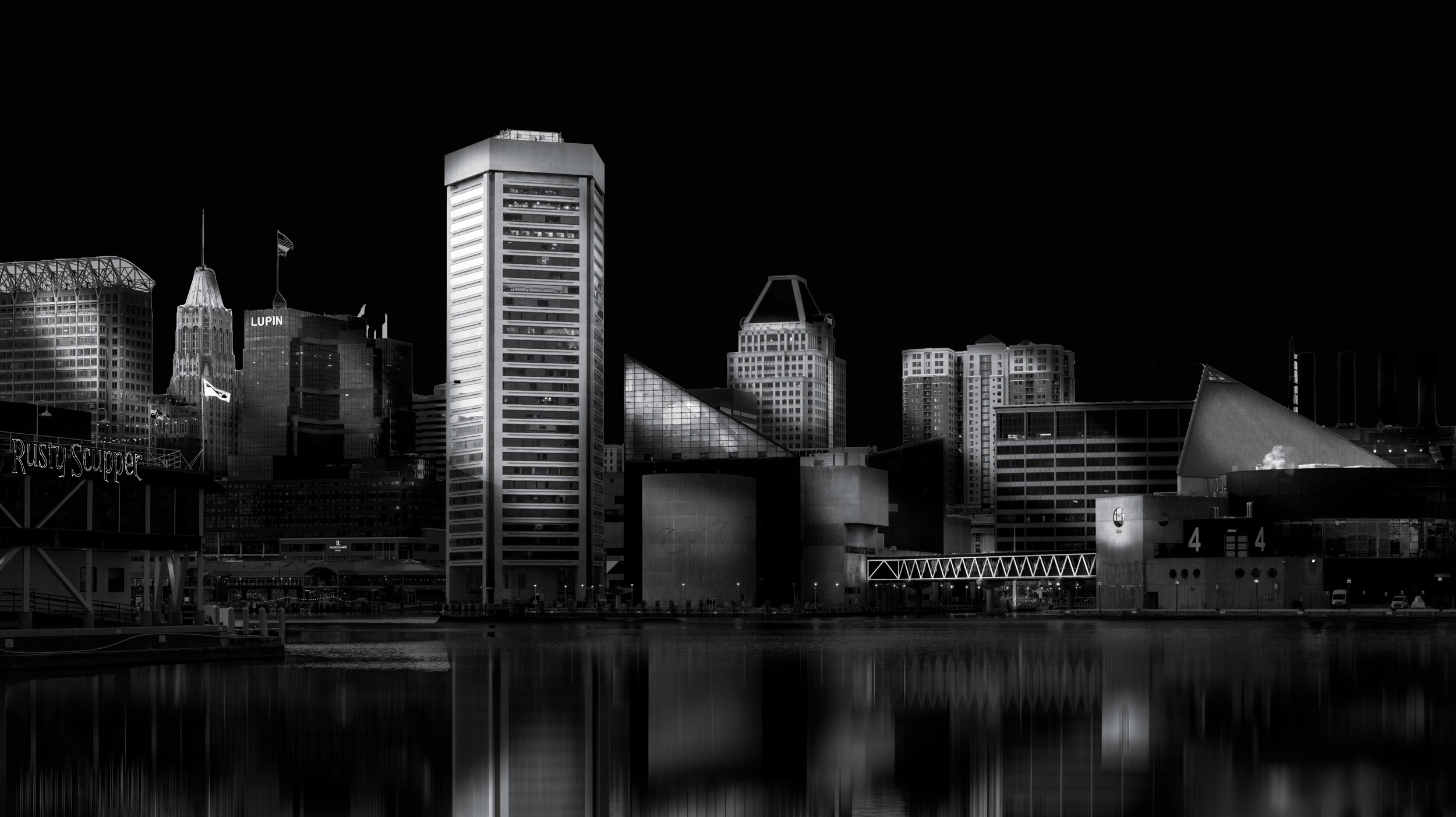 HM - Baltimore's Skyline at Night