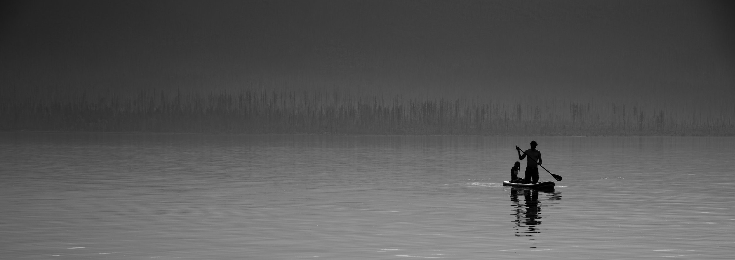 Silhouettes on the Lake