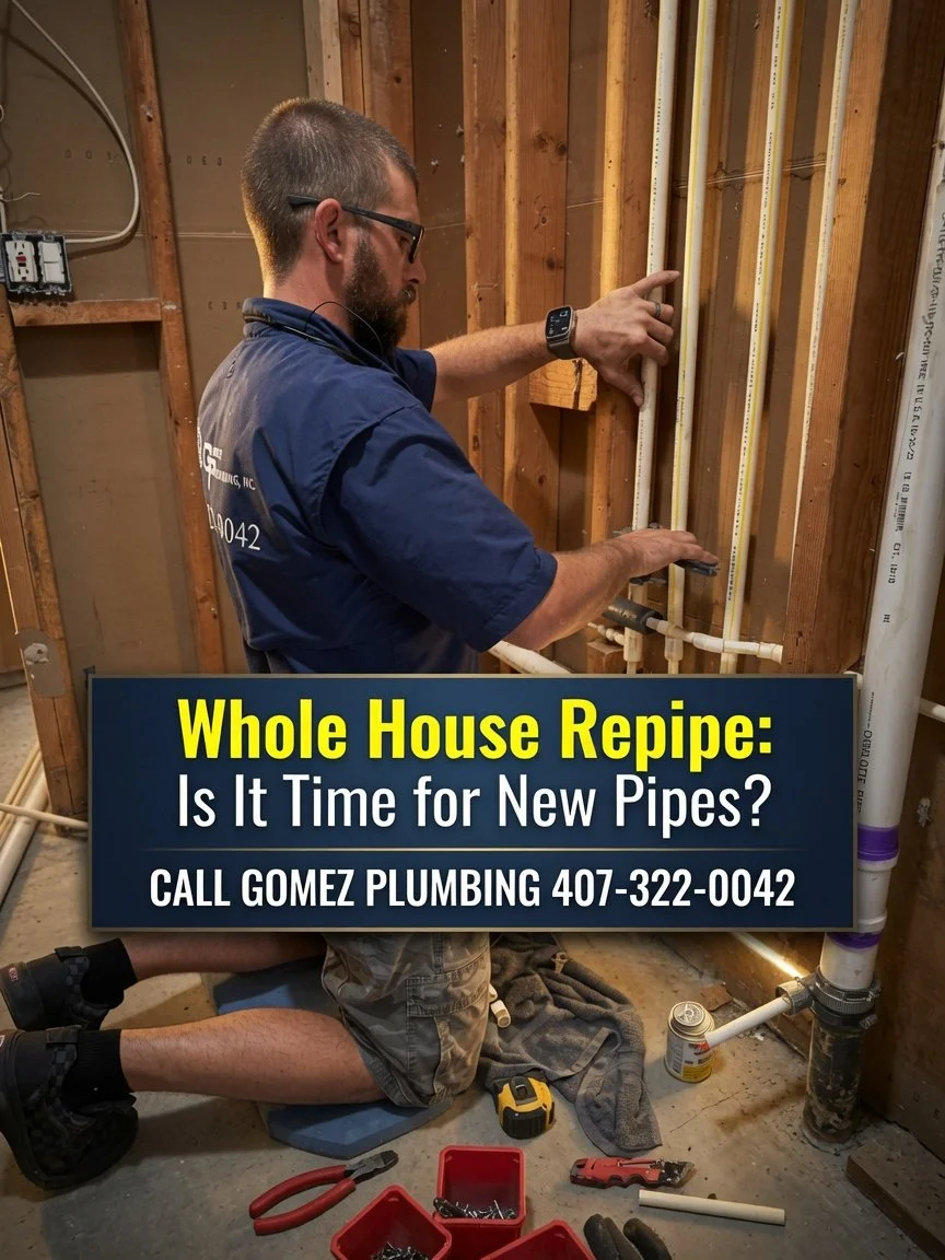 Whole House Repipe DeLand: Is It Time for New Pipes?
