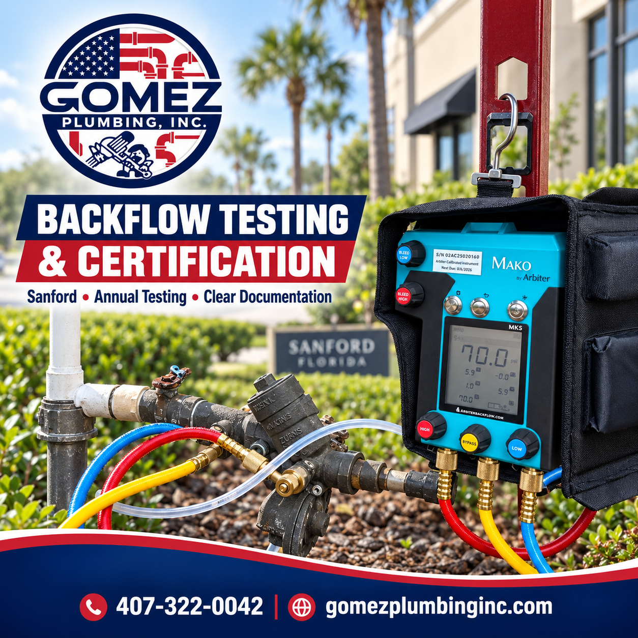 Backflow Testing Sanford FL: Stay Safe and Compliant