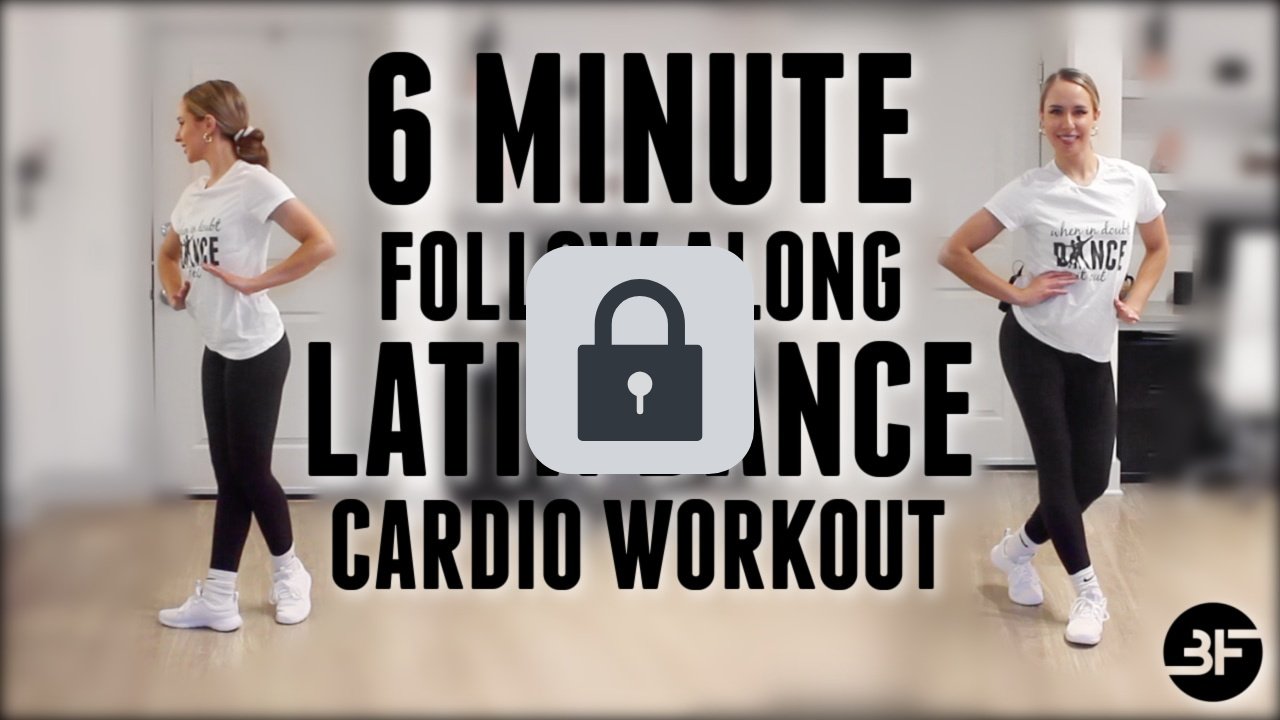 6 Minute Latin Cardio Workout🔒