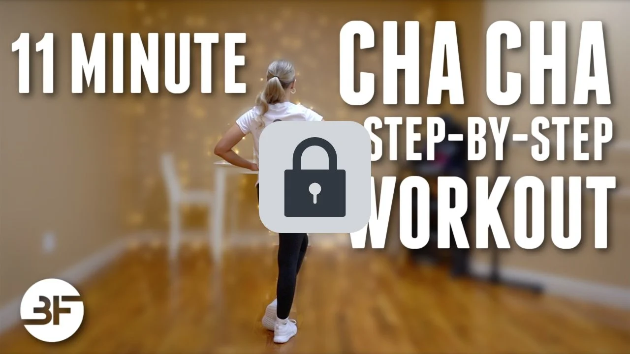 11 Minute Cha Cha Workout (step by step)🔒