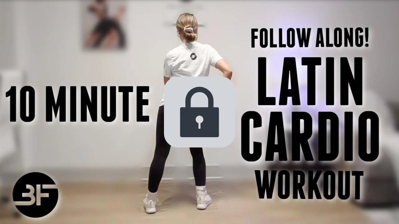 10 Minute Latin Cardio Workout🔒