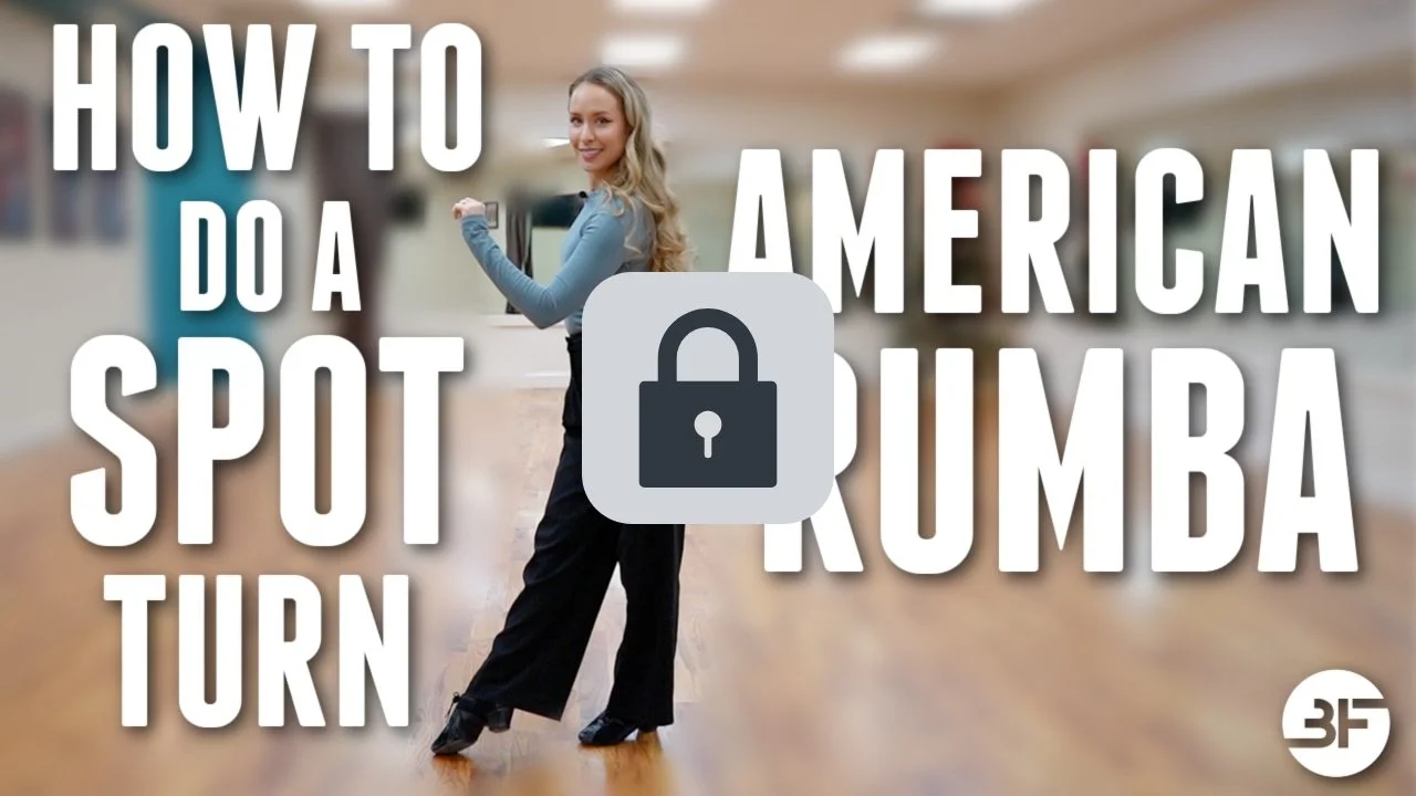 How to do a Spot Turn in the American Rumba 🔒