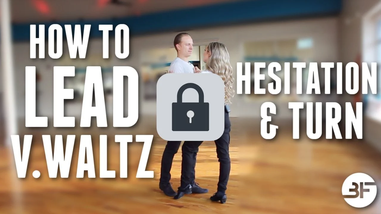 How to Lead the Wedding V.Waltz Hesitation & Turn🔒
