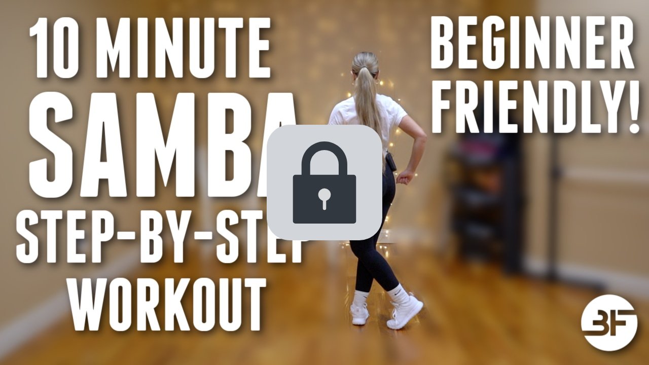 10 Minute Samba Workout (step-by-step)🔒