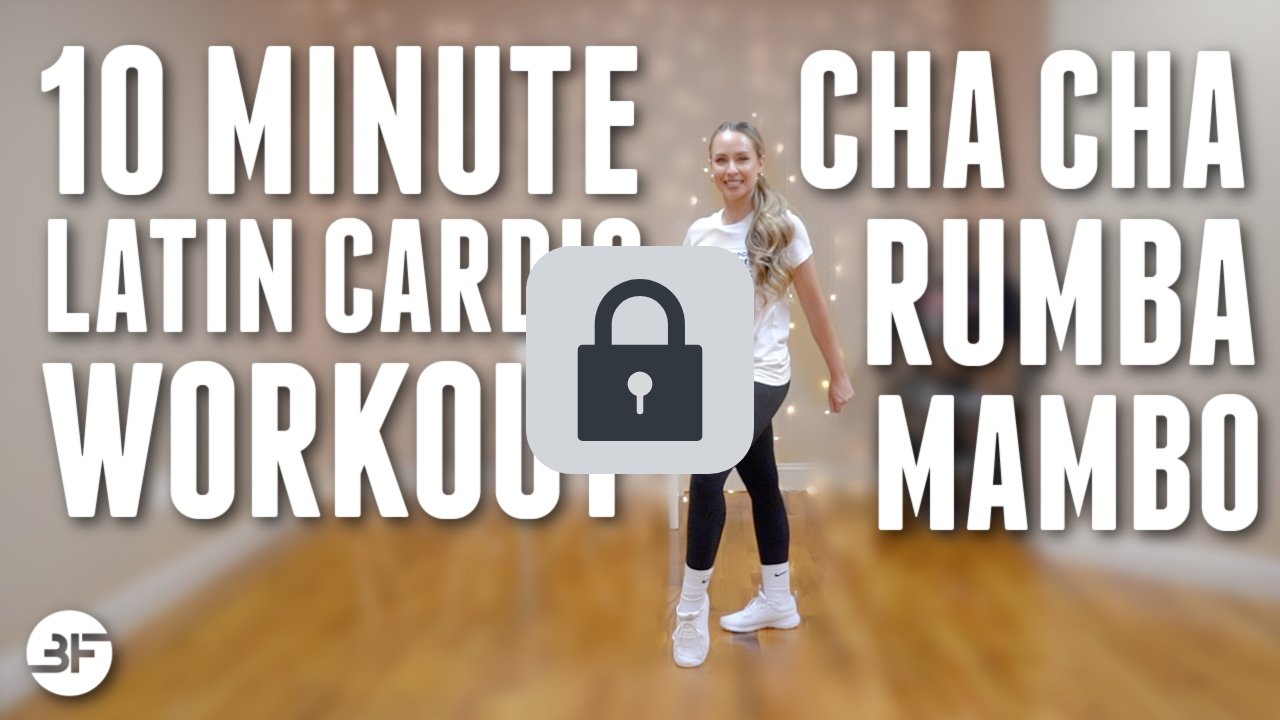 10 Minute Cha Cha, Rumba & Mambo Workout🔒