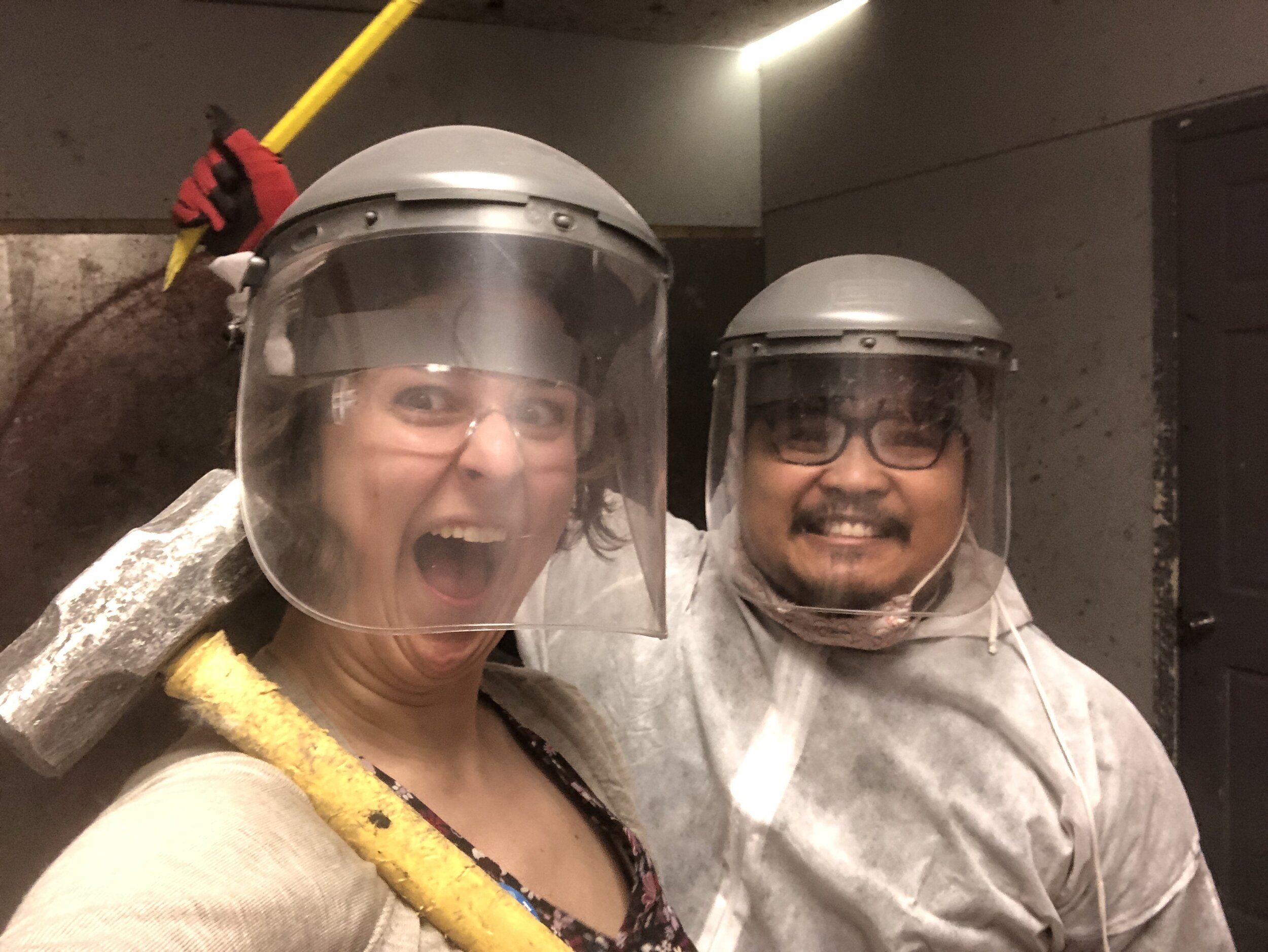 Celebrating Tommy's 26th at Smash Therapy