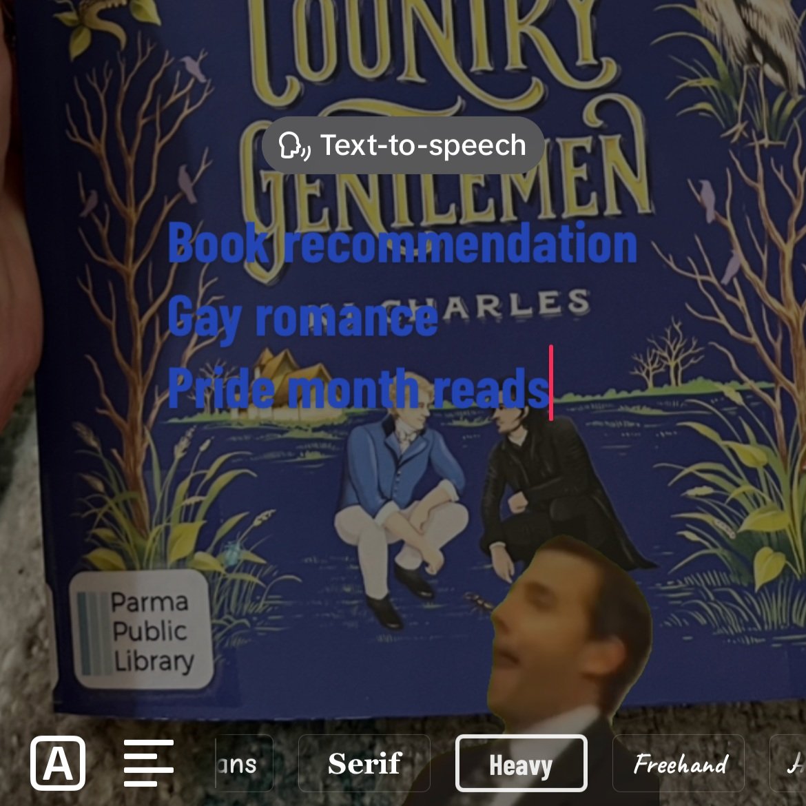 Turning text blue
