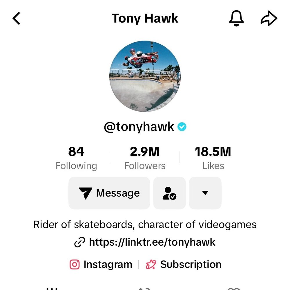 Skateboard legend Tony Hawk