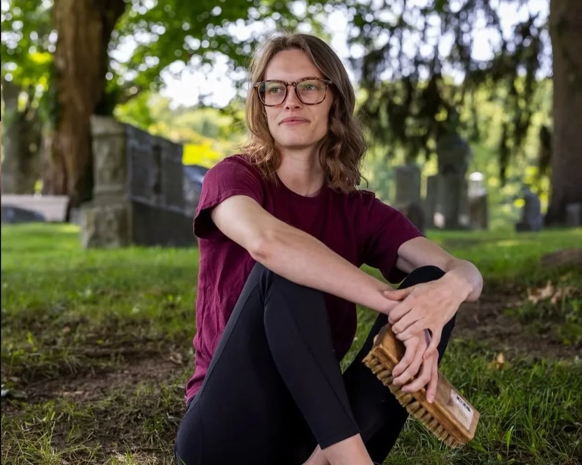 It's not about me, it's about telling stories, says Katie DeRaddo, creator of A Grave Attraction
