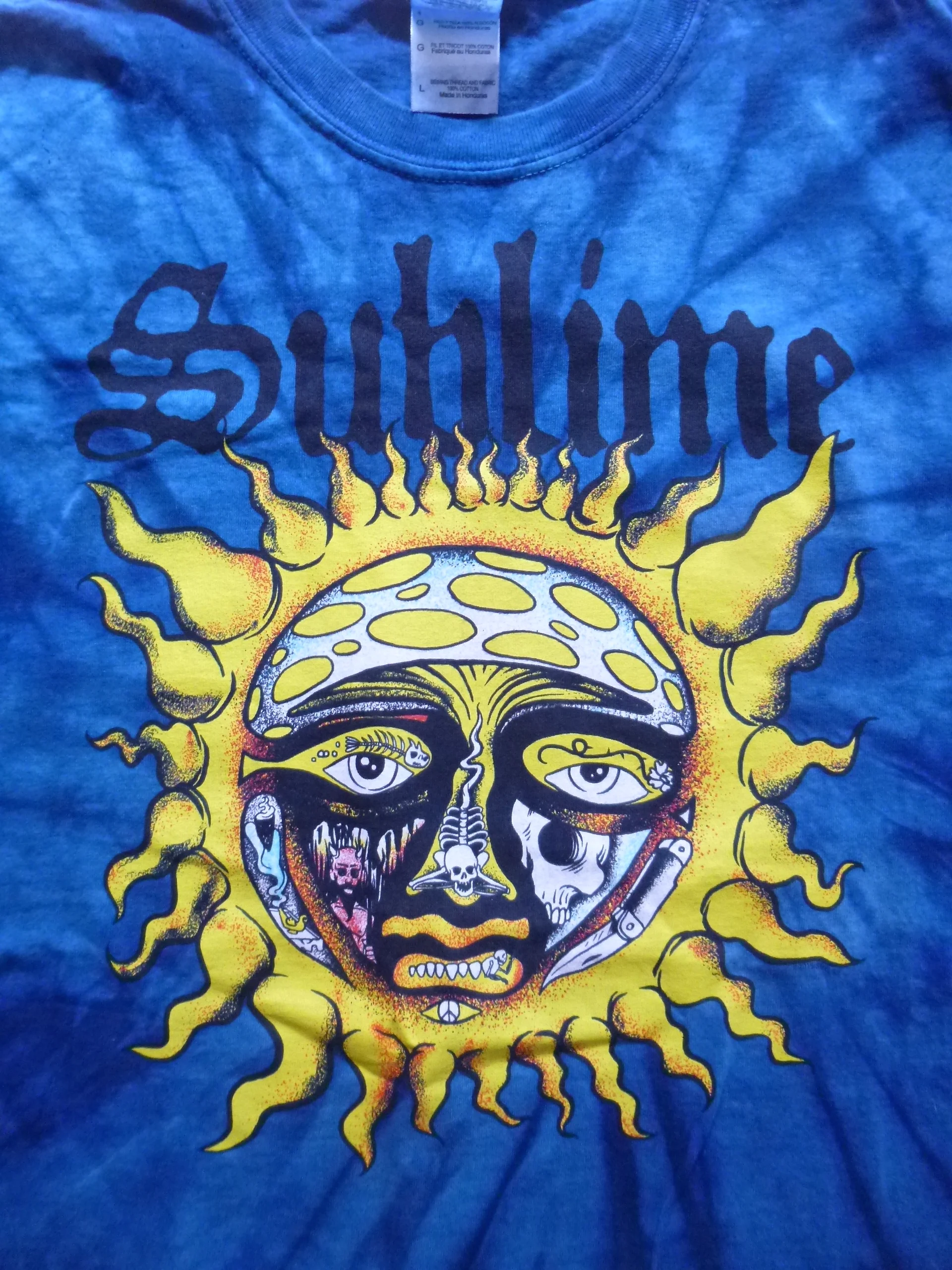 sublime t shirt tie dye