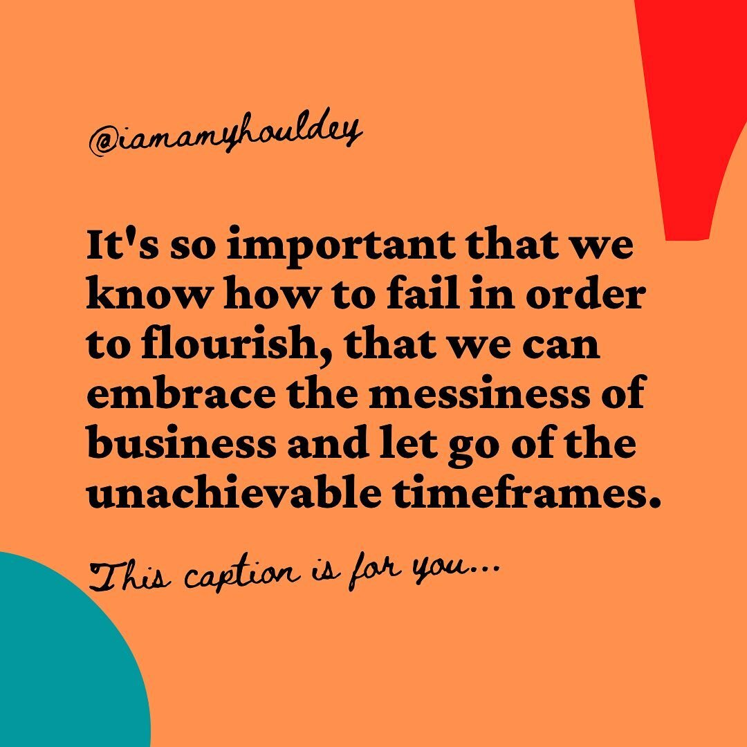 Every time something hasn&rsquo;t worked out quite the way I had hoped it would when building my coaching business, it&rsquo;s allowed me to birth something better and more aligned to who I am and the work I really want to do.

Failure, not getting t