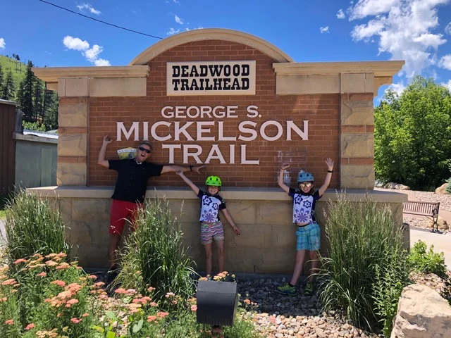 Getting ready to start our three day bike tour!!!!