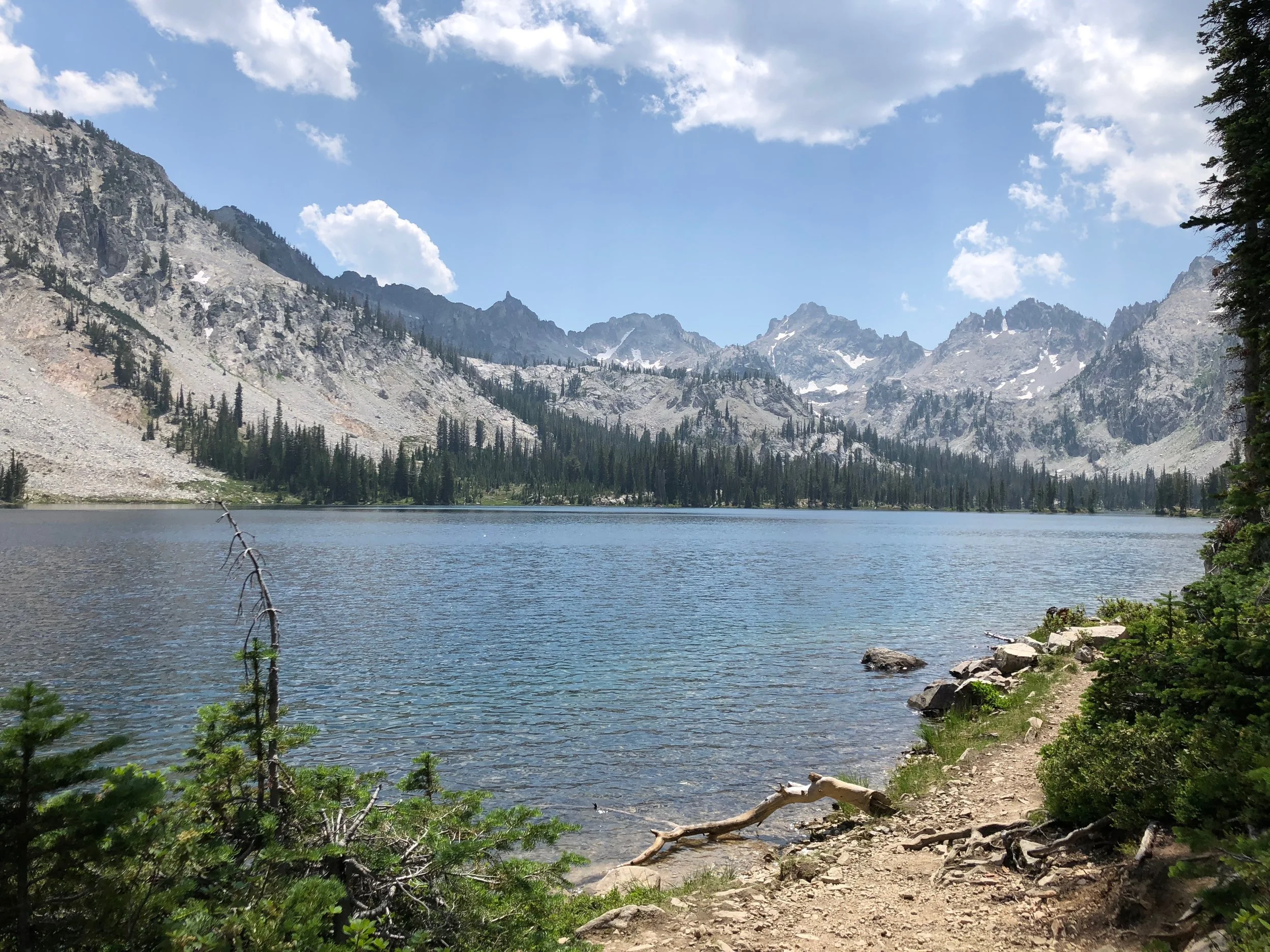 This was the view from our campsite on Alice Lake