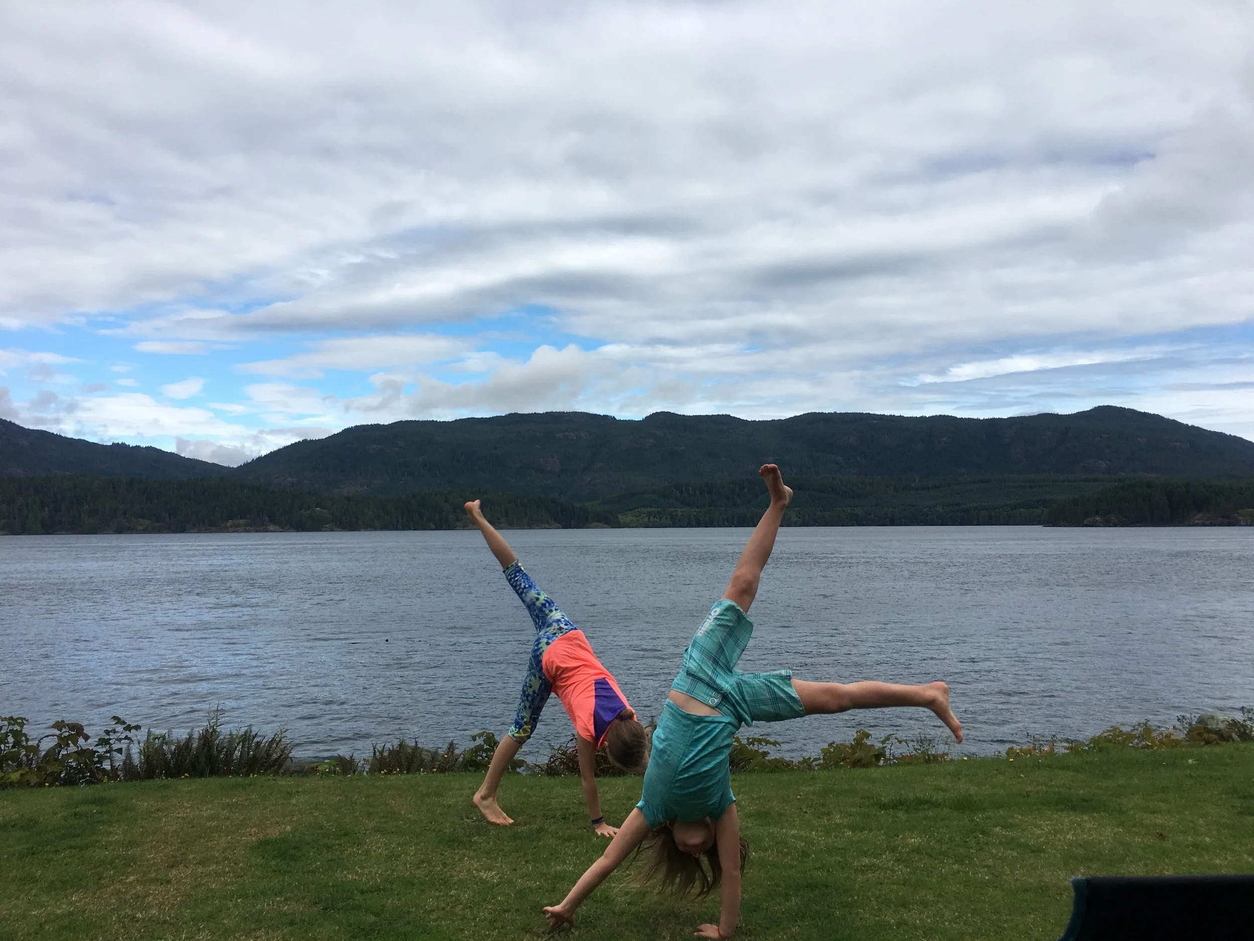 We all enjoyed the freedom of being outside without any rain!