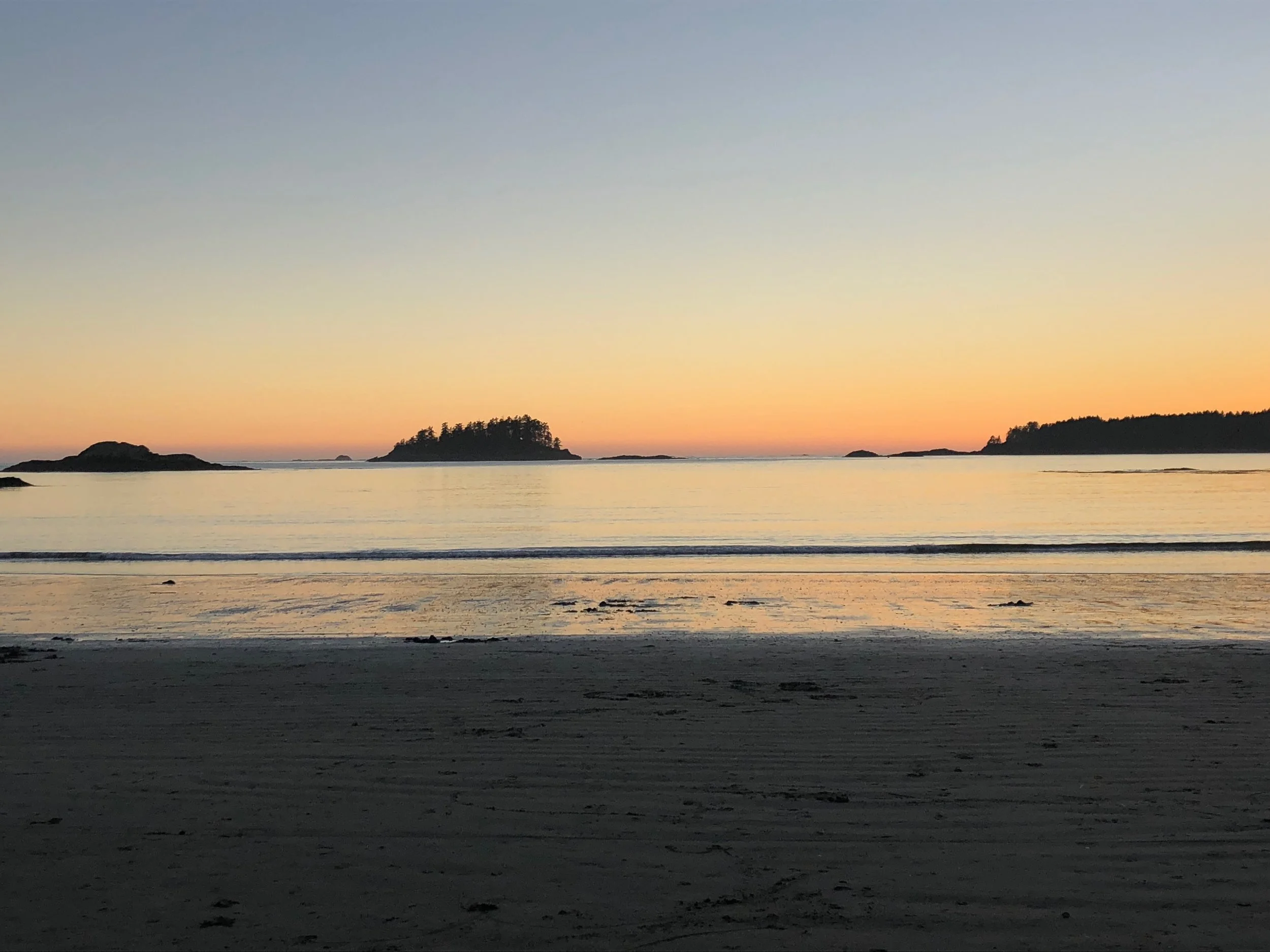 Sunset on Mackenzie Beach