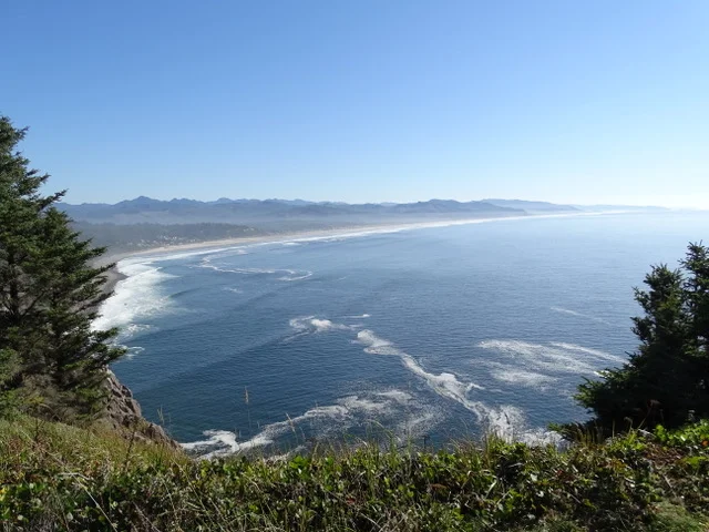 A view from the trail at the overlook