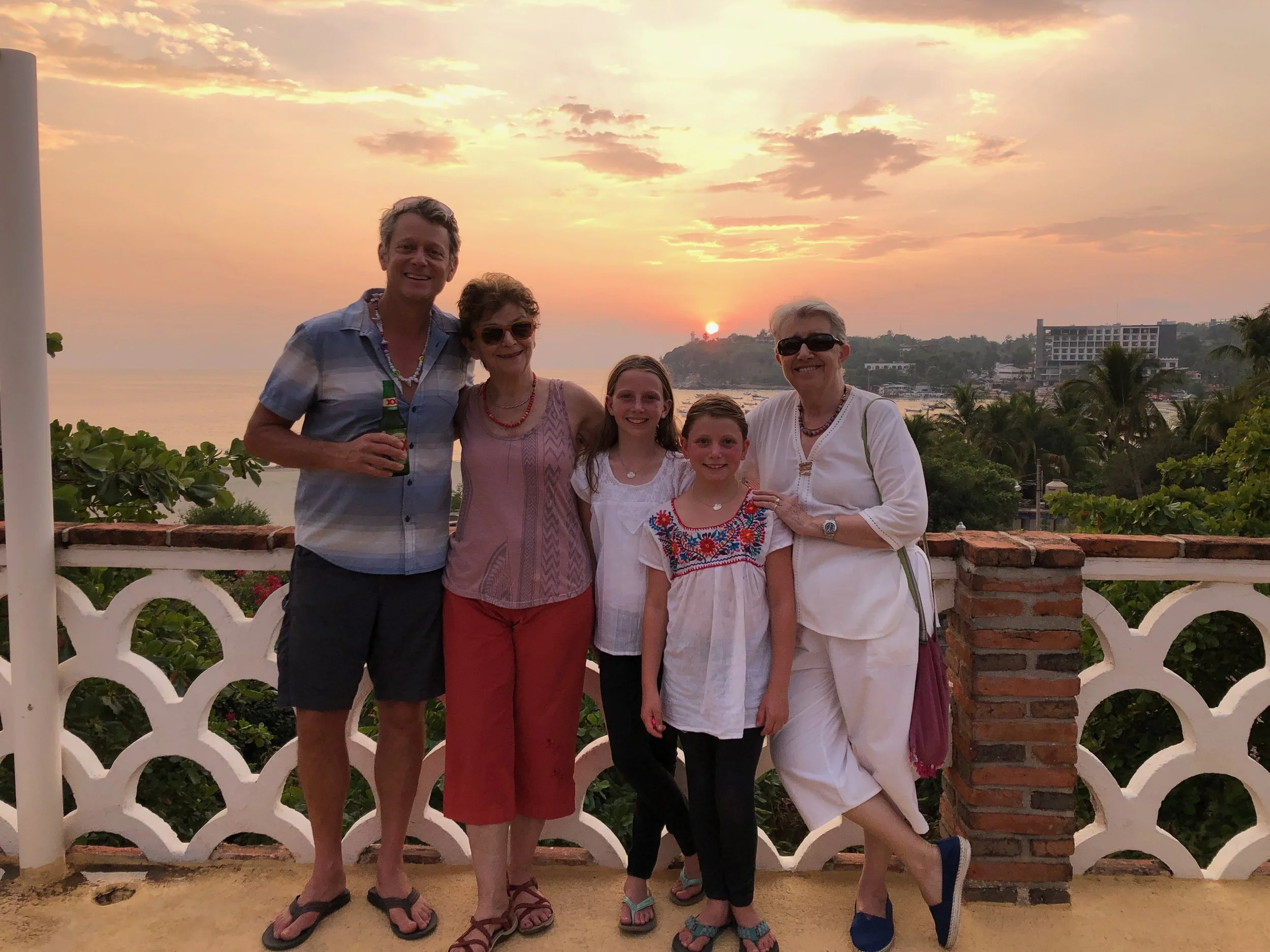 John, Sylvia, Ellie, Isla, and Carolyn