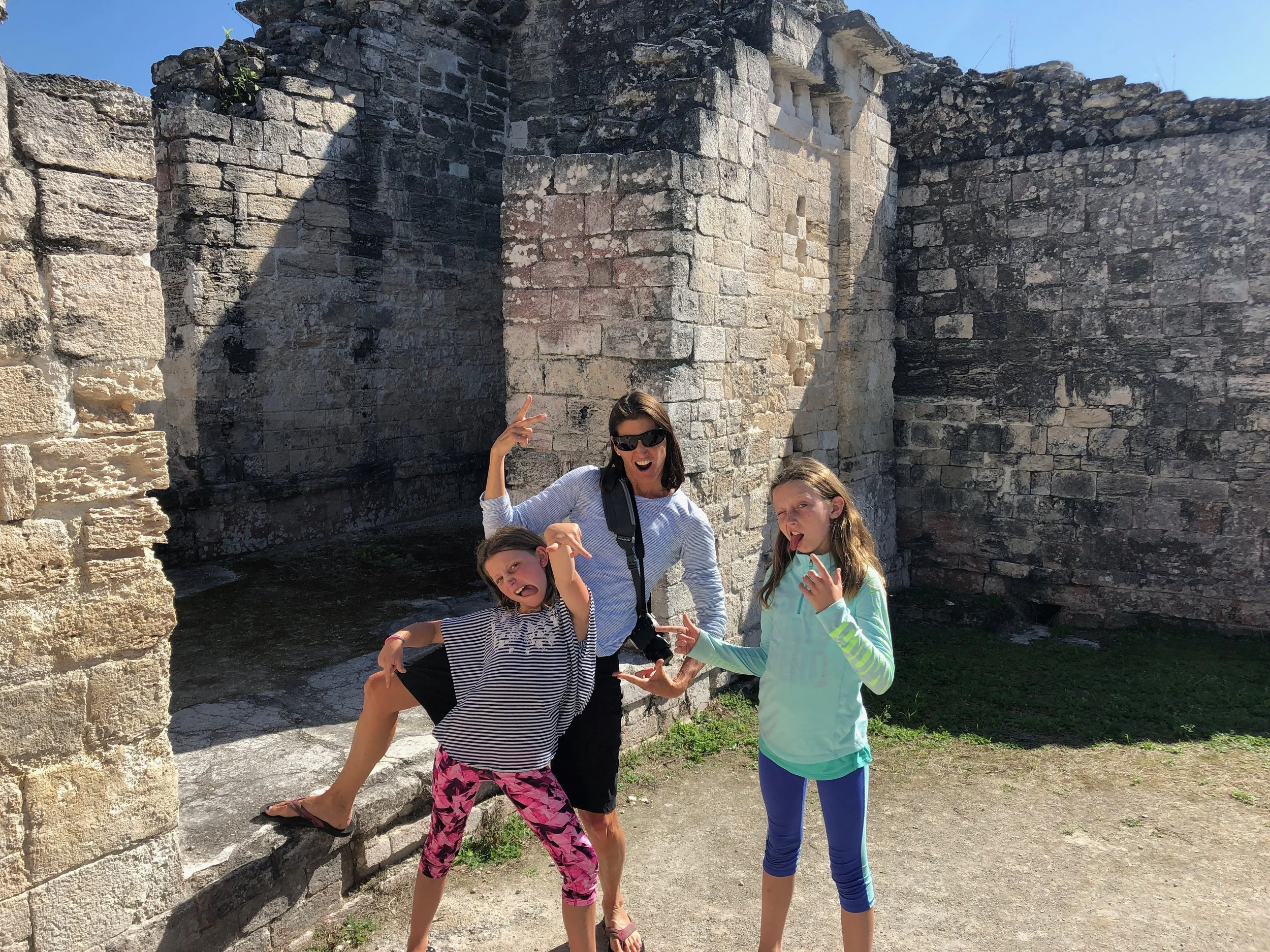Me and the girls, goofing around!