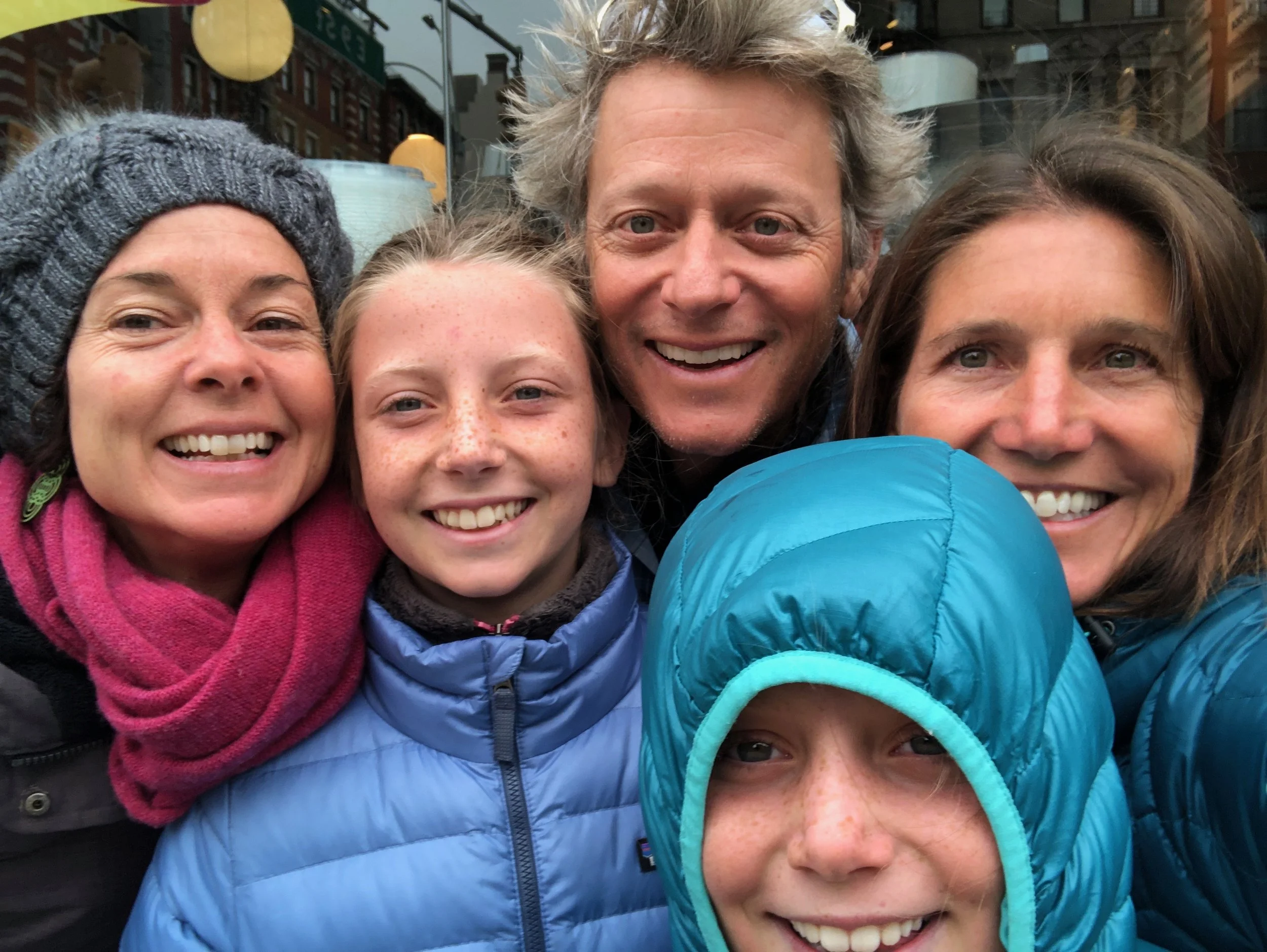 Ashley, Ellie, John, Me, Isla