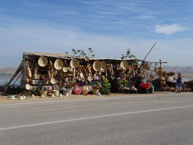 A roadside market