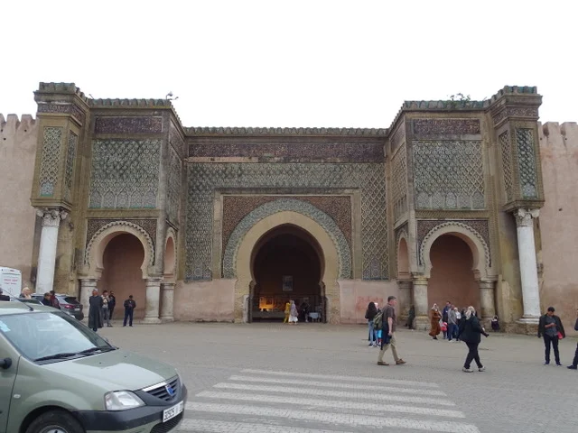 The Bar Mansour Gate in Meknes