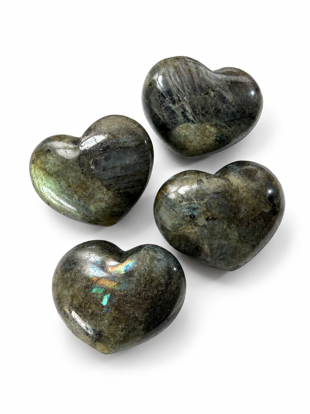 LABRADORITE HEART