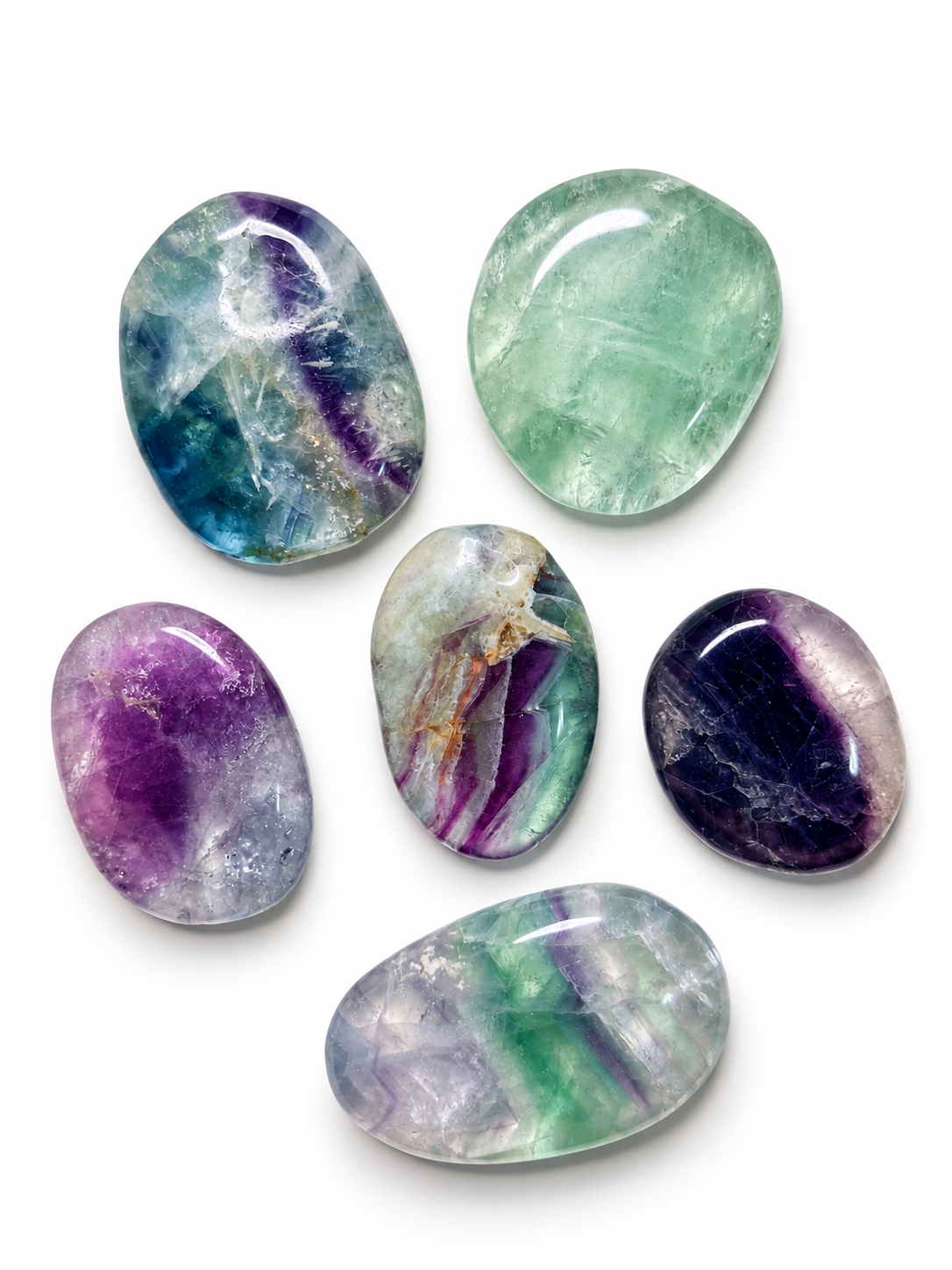 FLUORITE PALM STONE