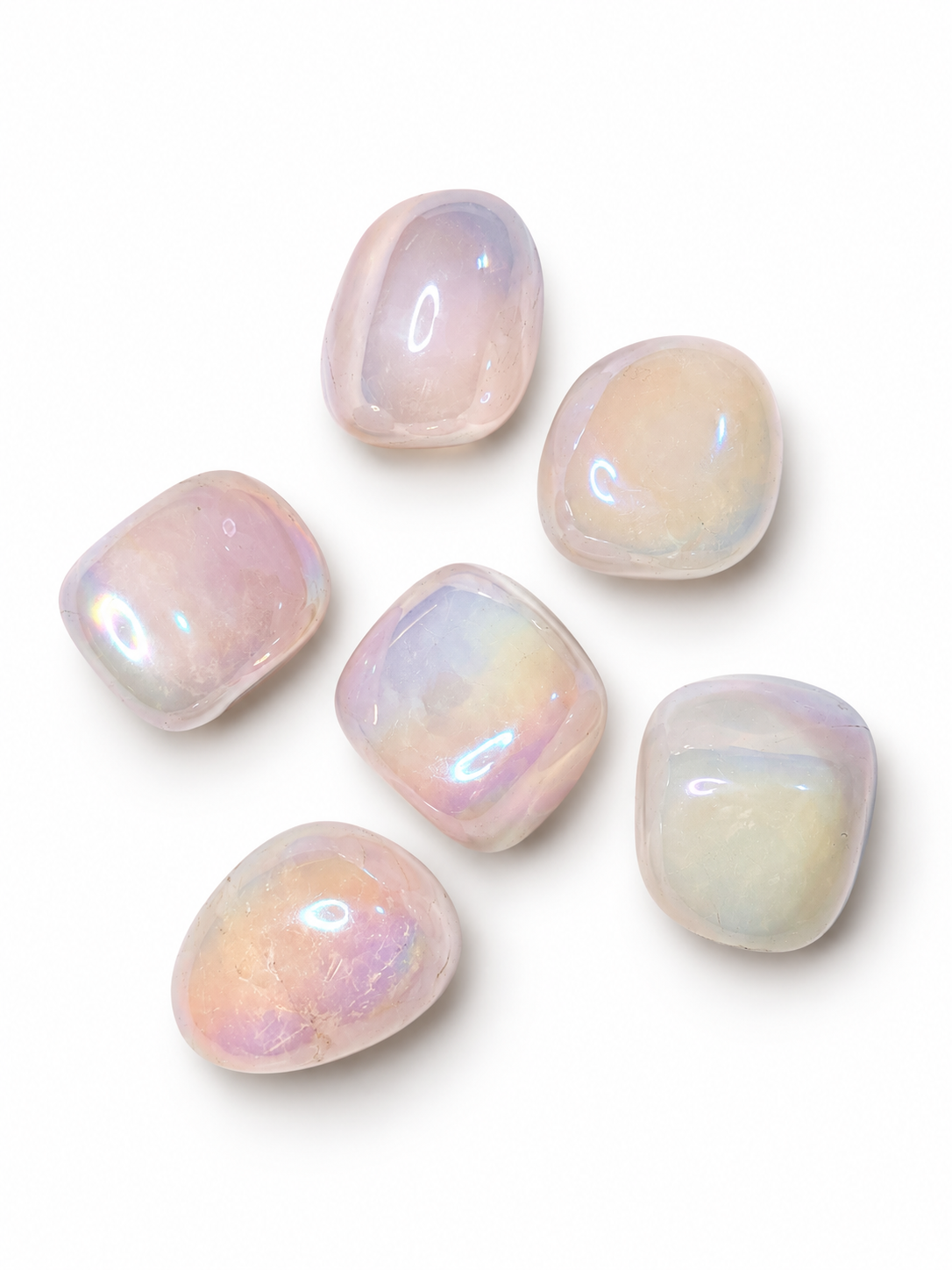 ROSE AURA QUARTZ TUMBLE STONE