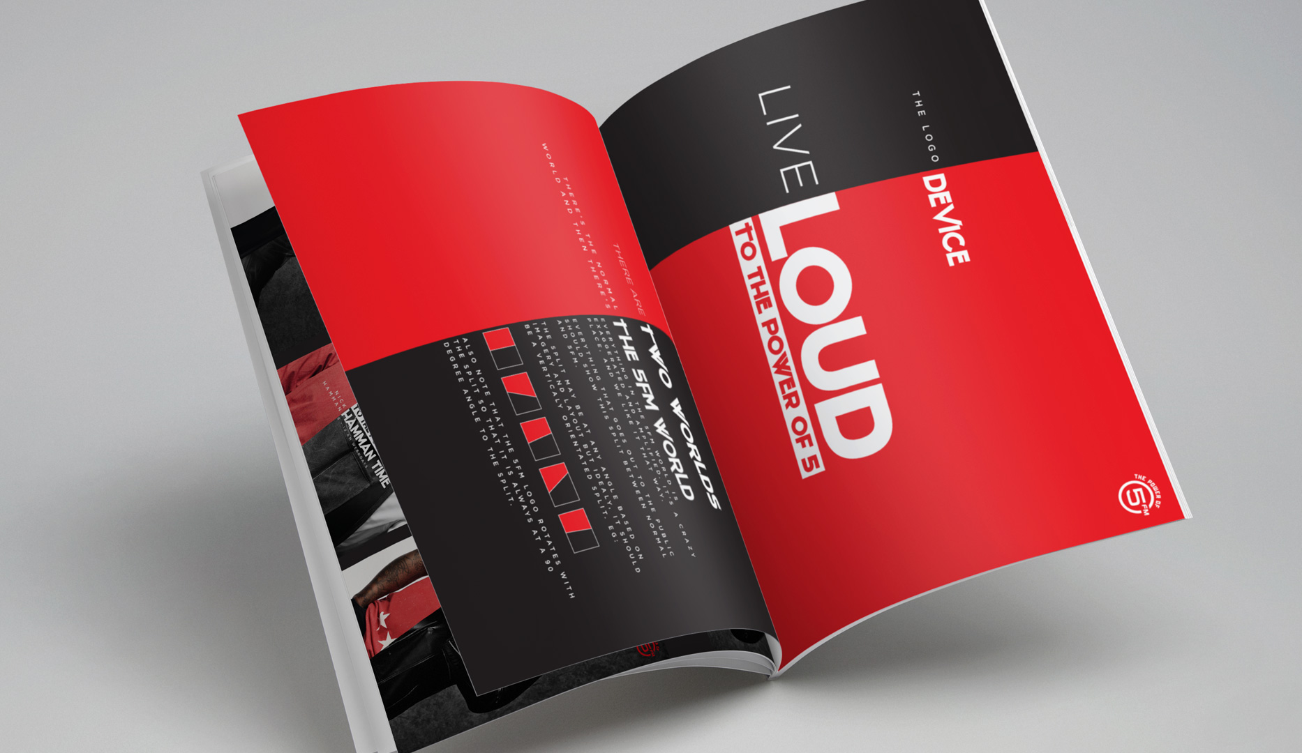 5FM - Live Loud campaign collateral guidelines.