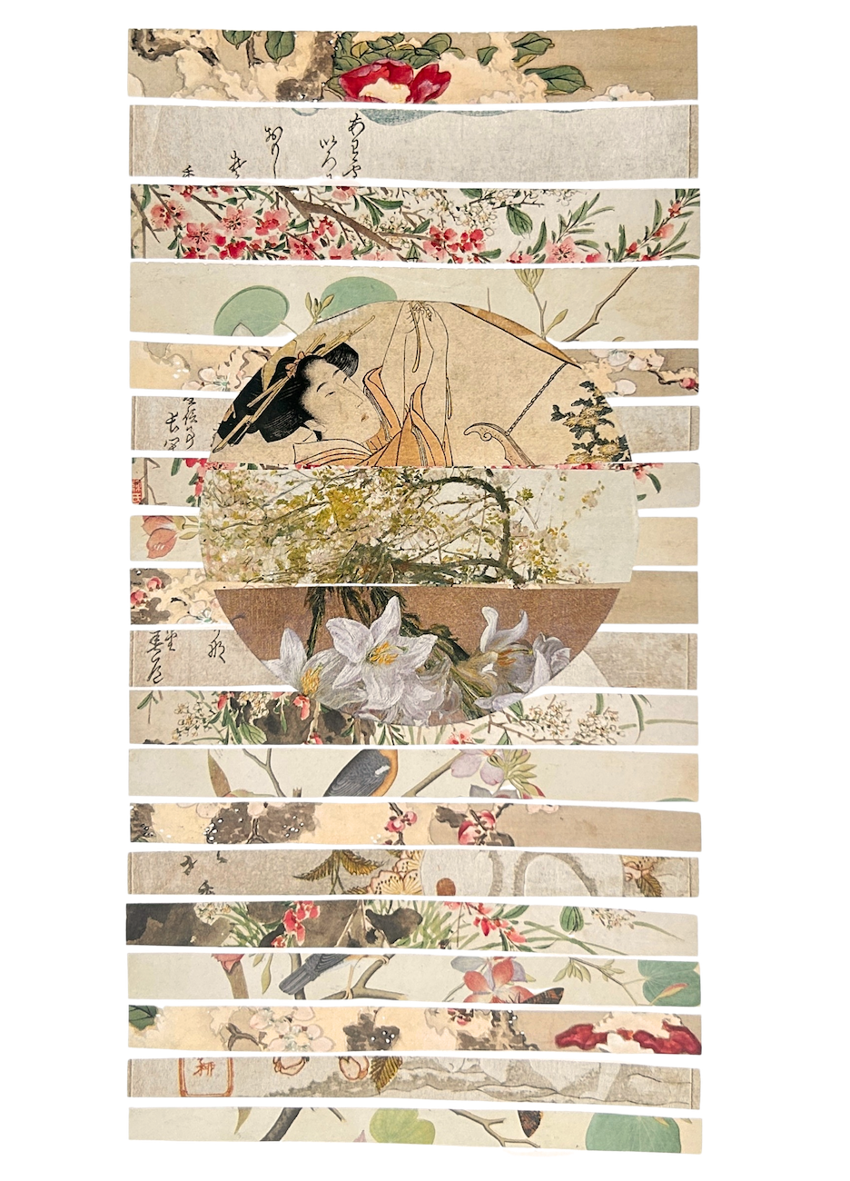 
Subtle Gate 3, 2025 collage on paper,  12 x 7 inches