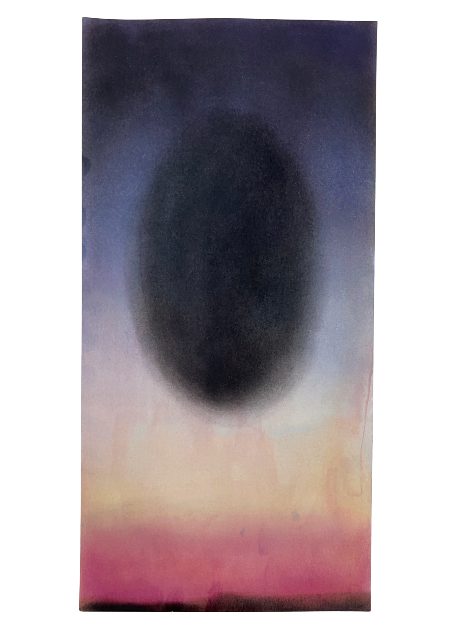 Outlook, 2025, pastel on paper, 12 x 6 inches