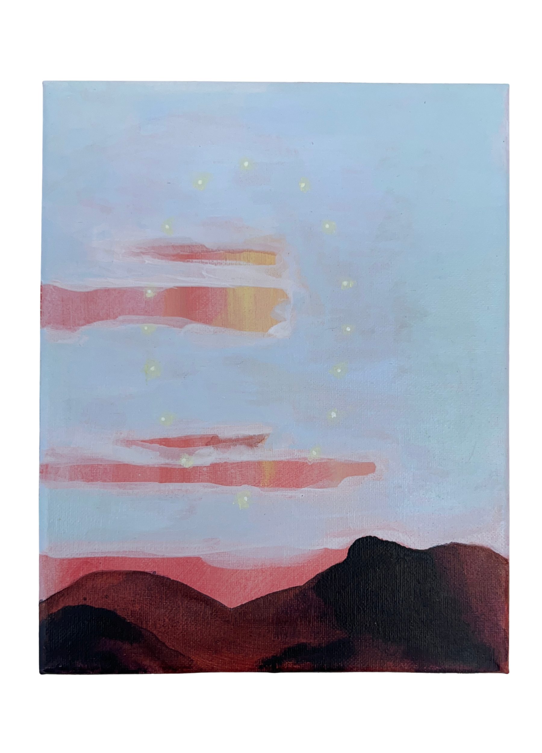 Something Special Seen, 2026, acrylic on canvas, 10 x 8 inches
