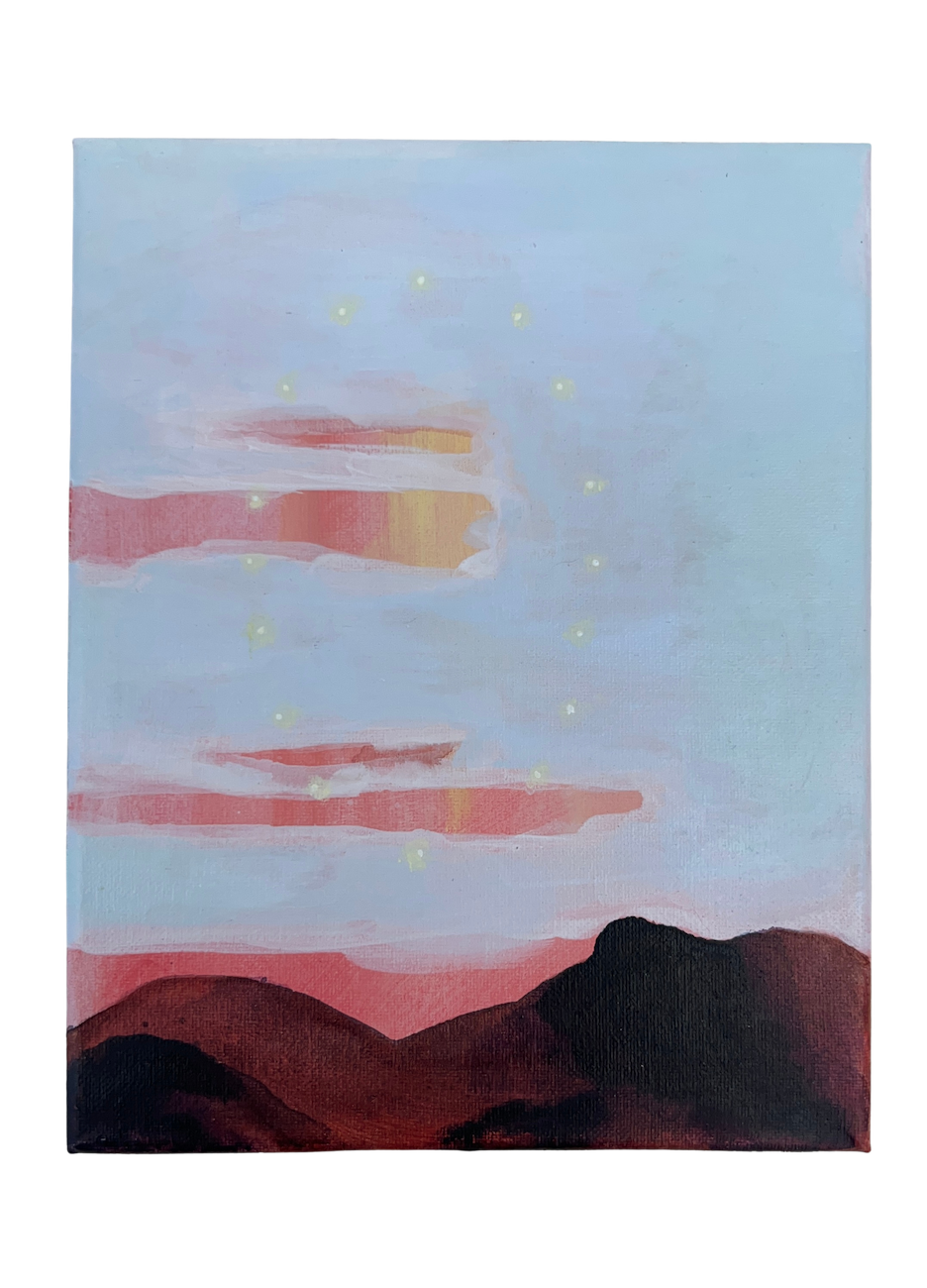 Something Special Seen, 2026, acrylic on canvas, 10 x 8 inches