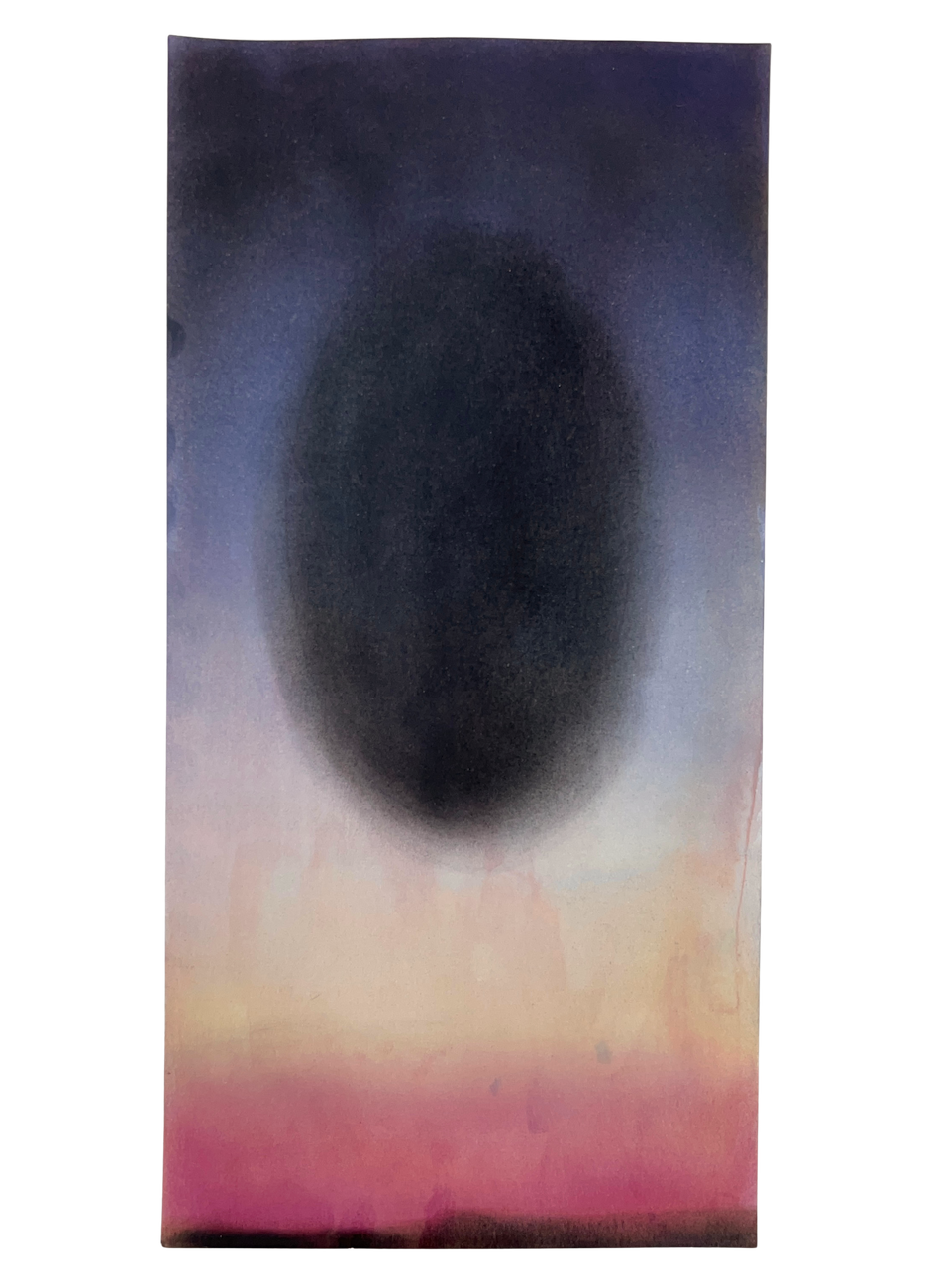 Outlook, 2025,  pastel on paper,  12 x 6 inches