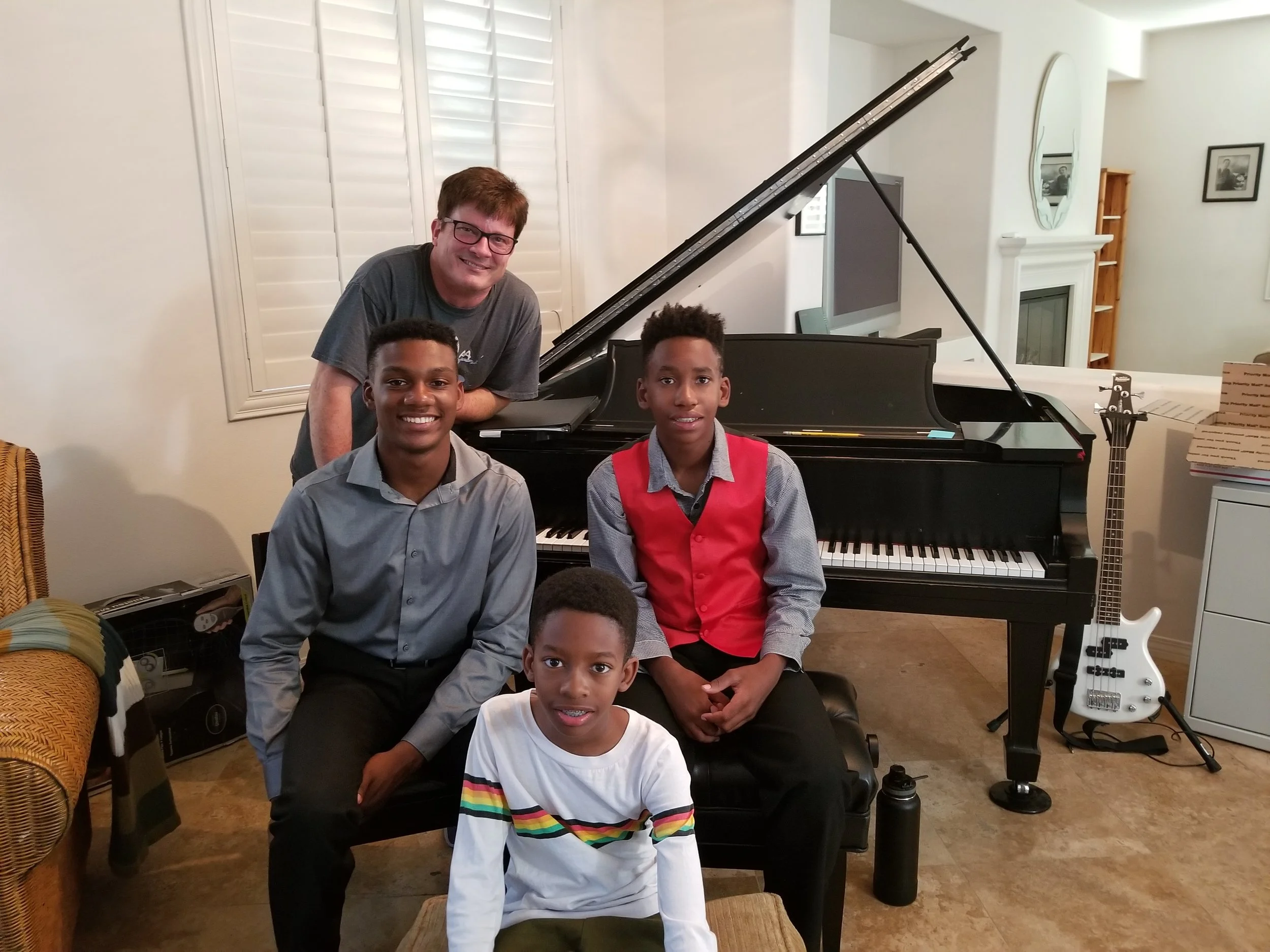 Teaching piano and voice to youth of all ages.