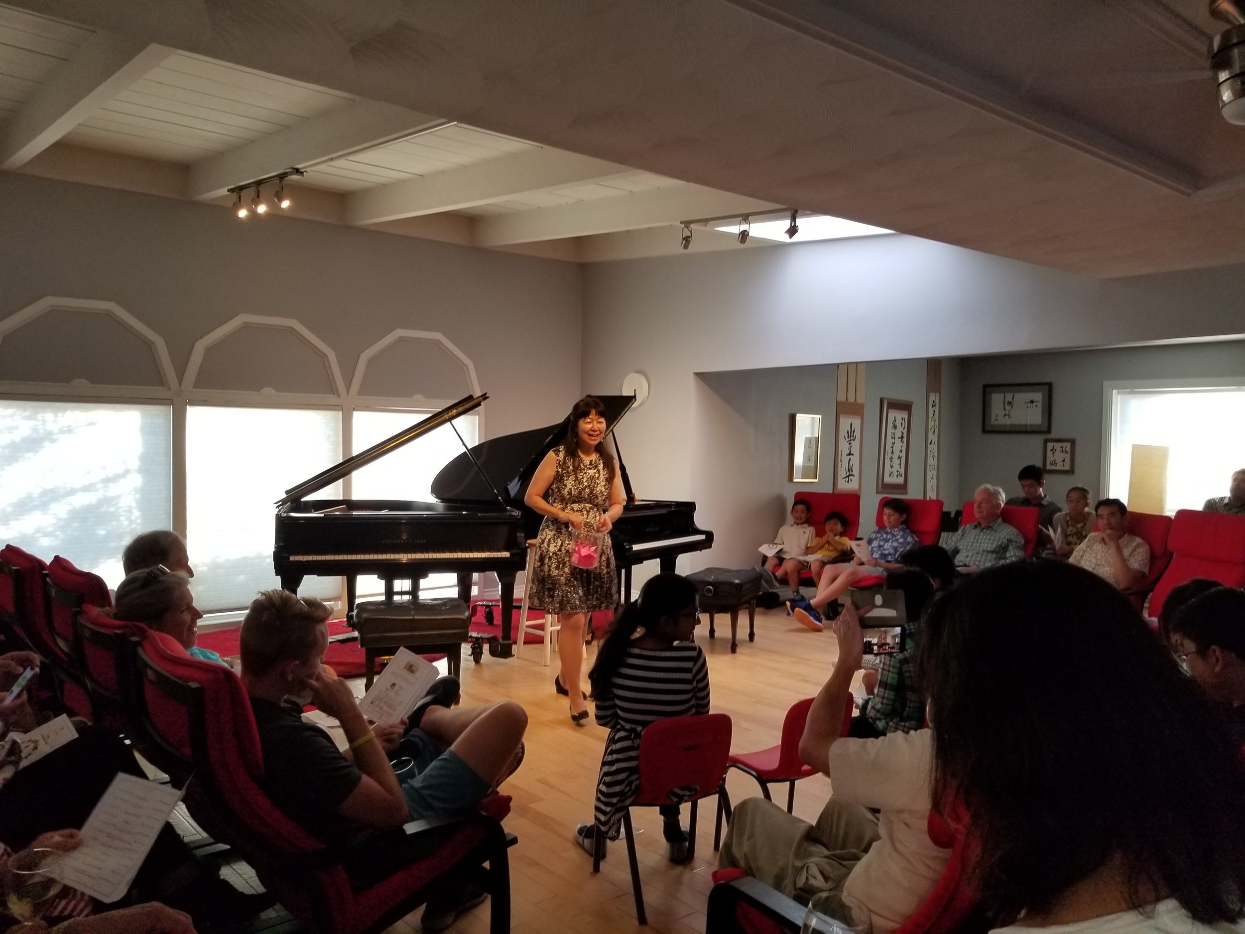 Piano Recital at Hoson House, Tustin