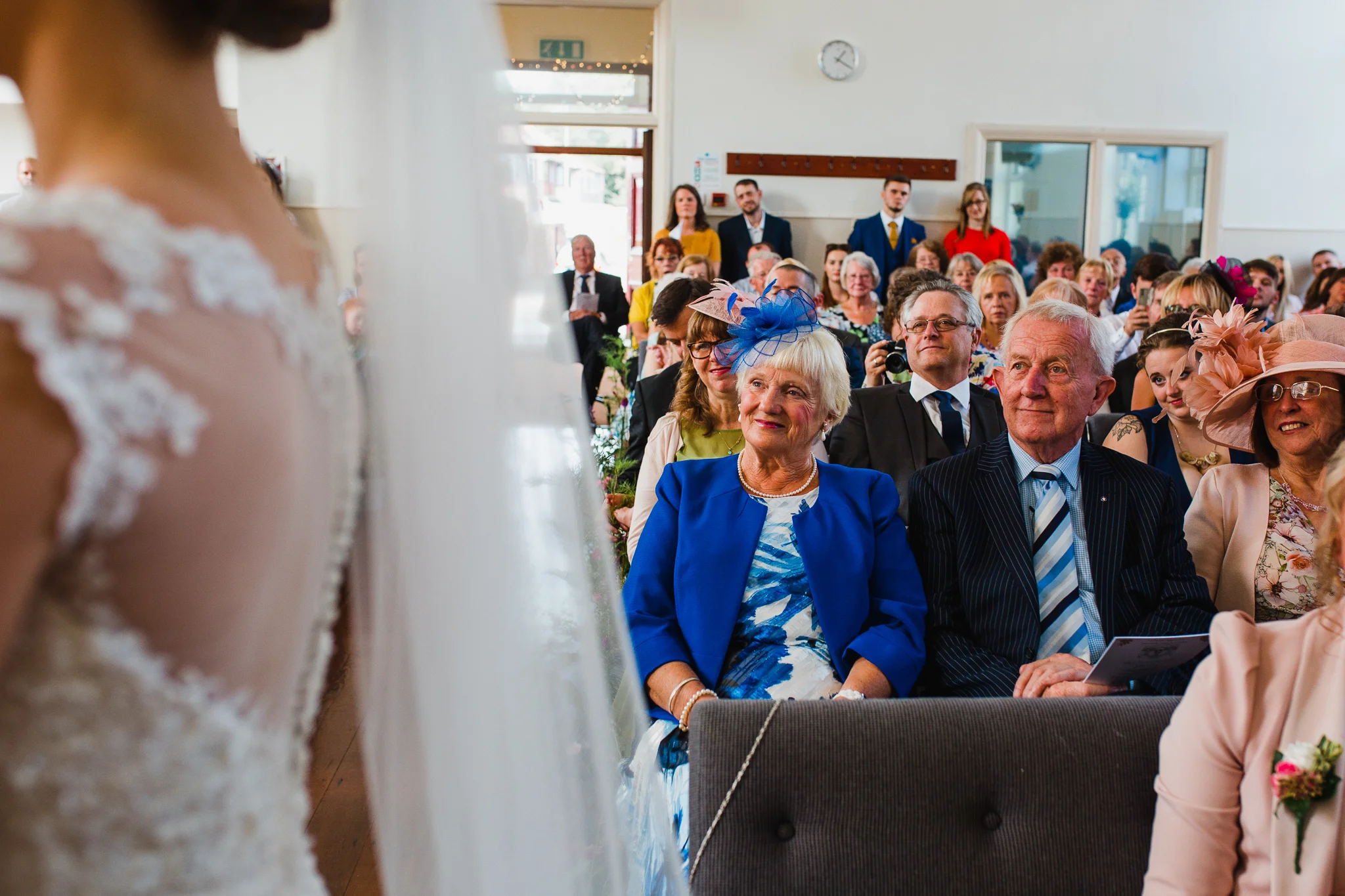 Jess and Ben - Liverpool wedding - grandparents in church