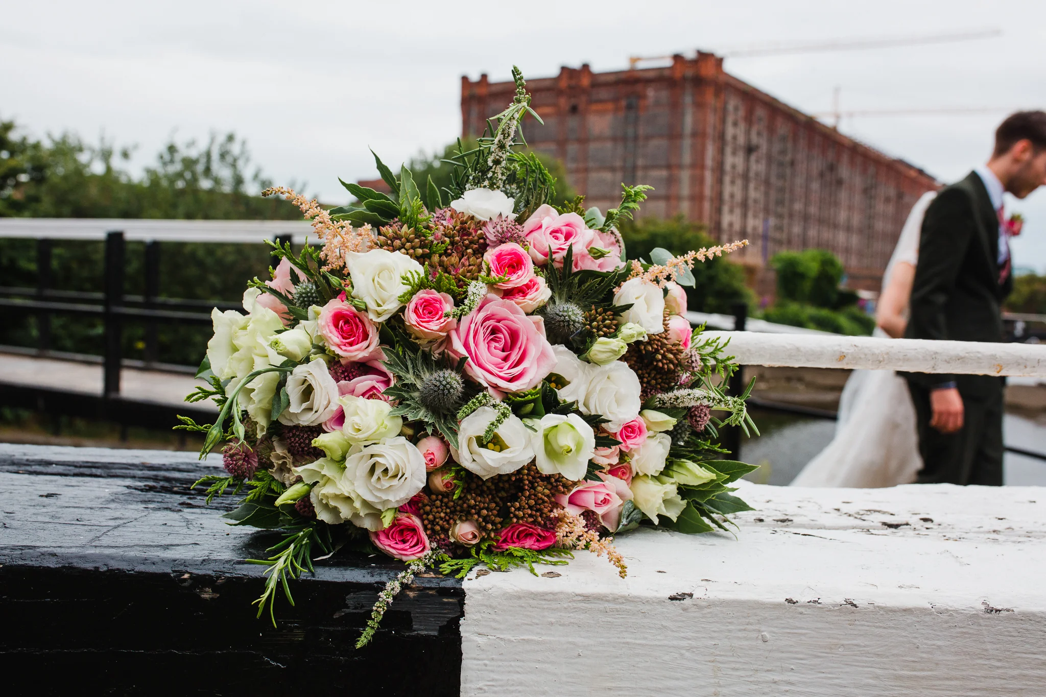 Jess and Ben - Liverpool wedding - bridal flower bouquet