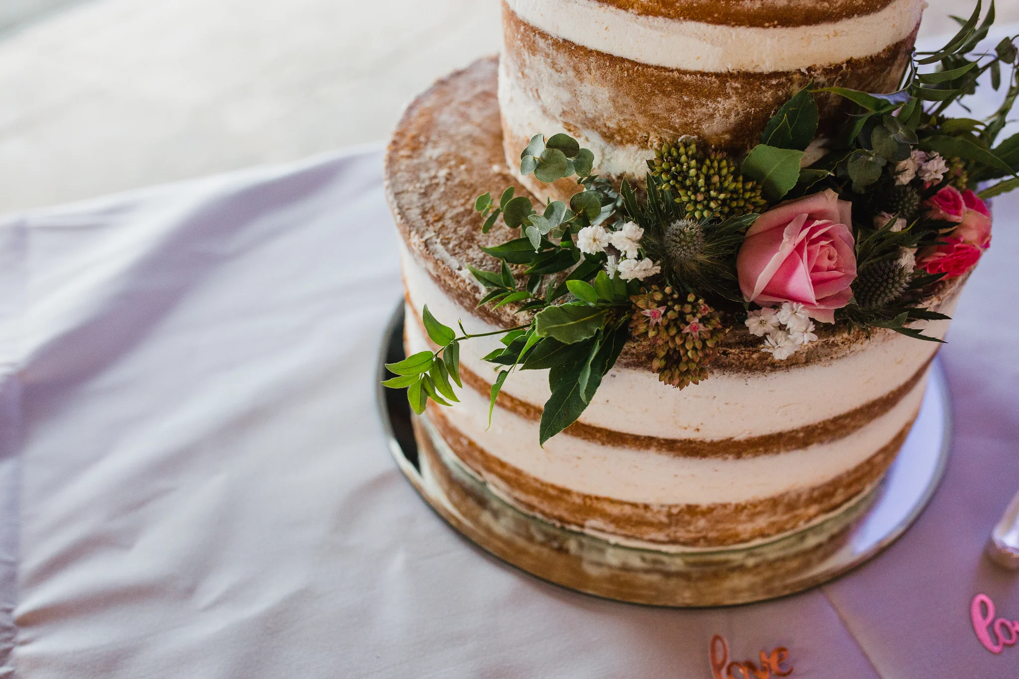 Jess and Ben - Liverpool wedding - wedding cake details