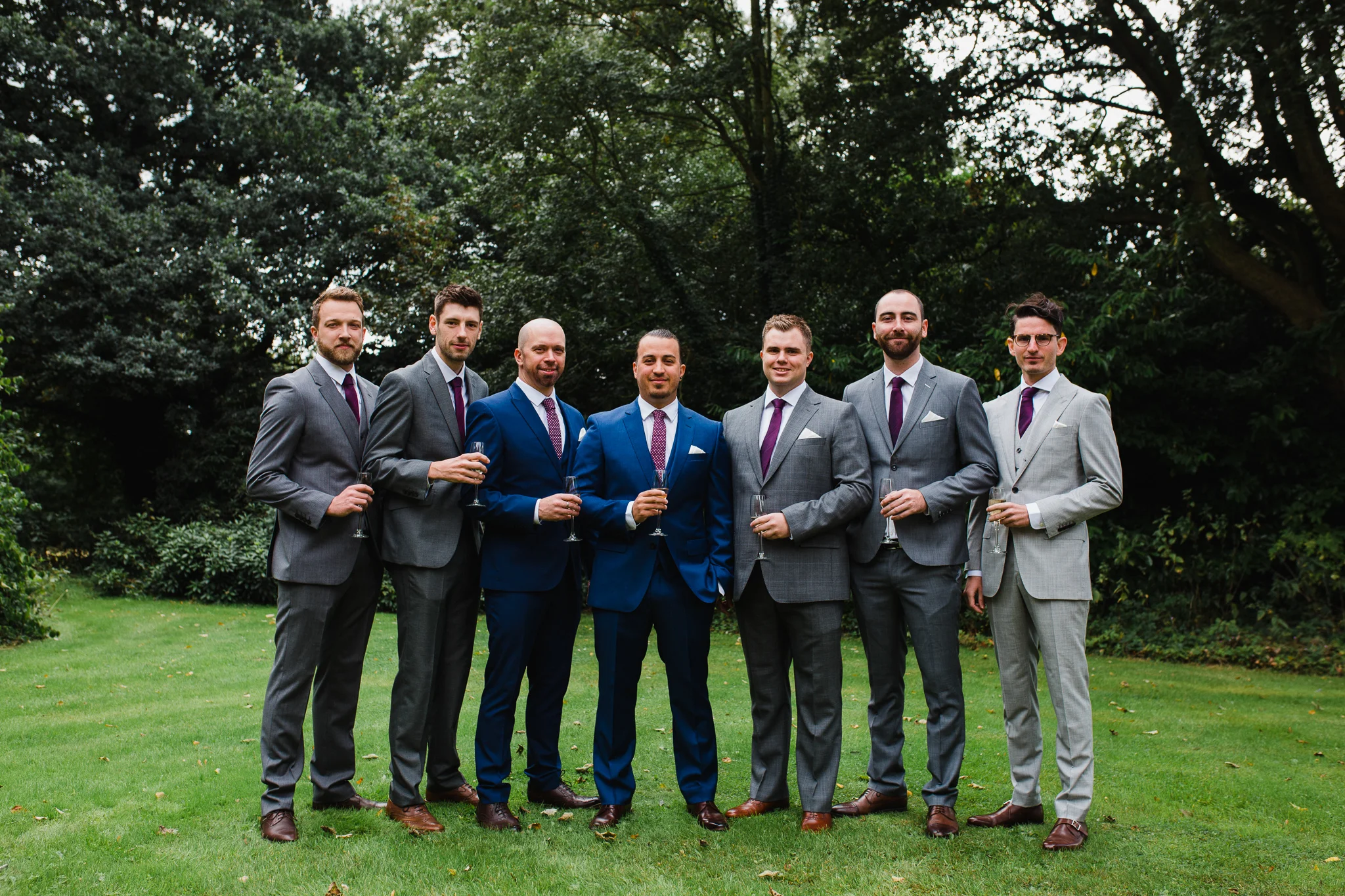 groom and groomsmen group shot
