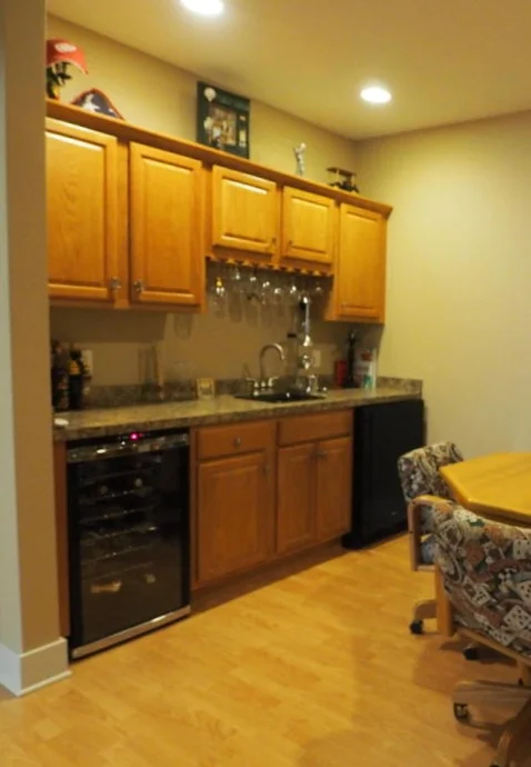 BEFORE- Basement Bar