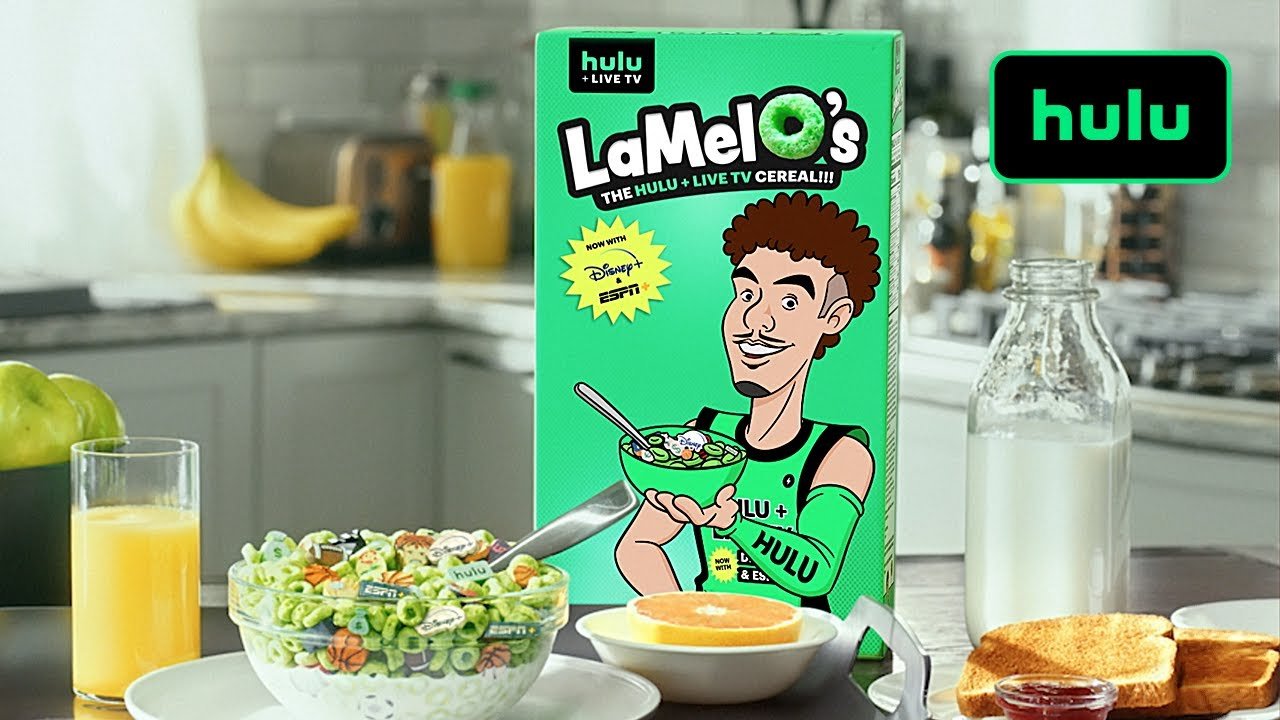 LAMELO’S: THE HULU+ LIVE TV CEREAL 