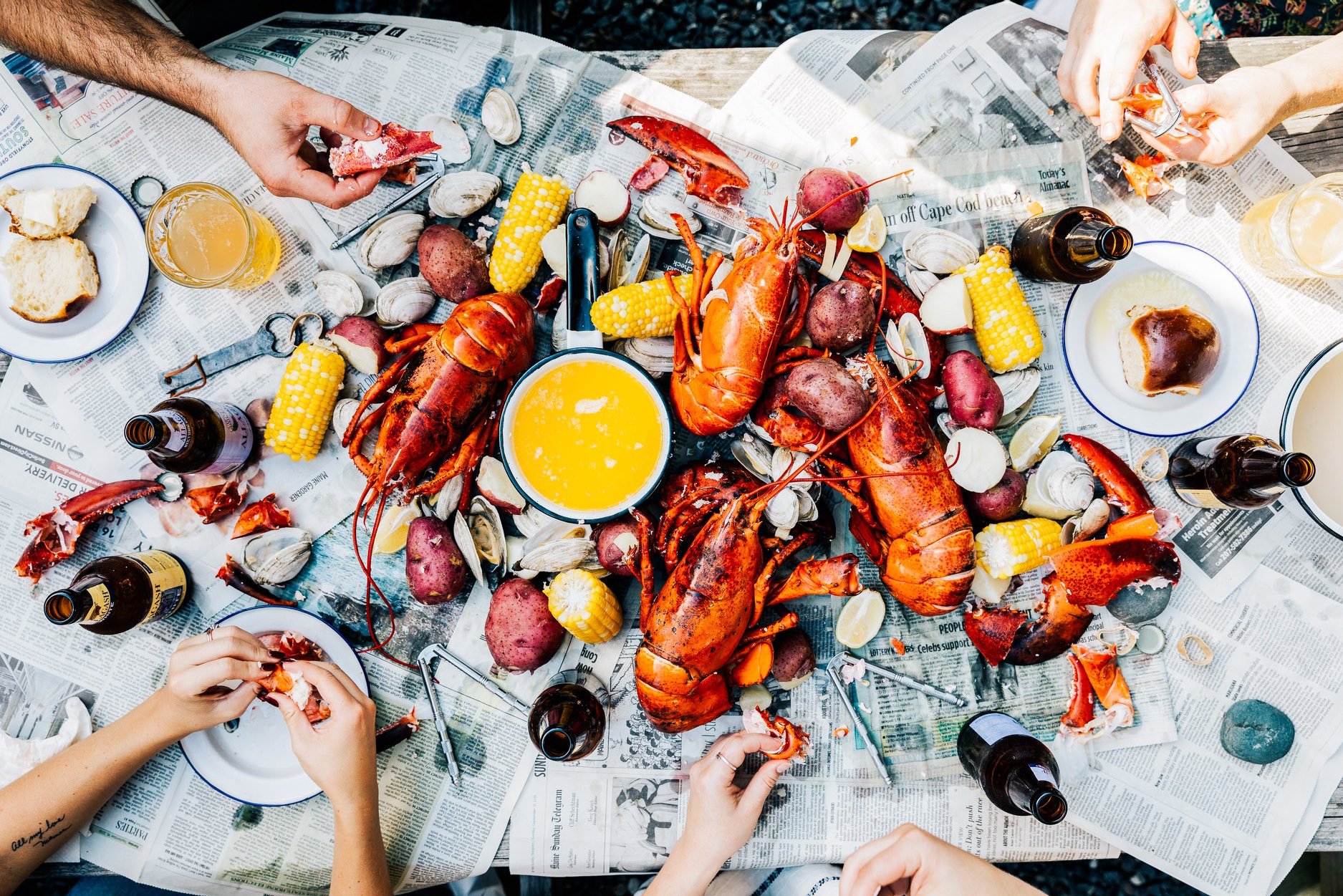 Top off your Maine lobster bake with a Belgian style beer from Allagash Brewing Company