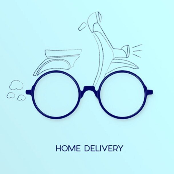 We are happy to ship your glasses or contact lens orders to your house!