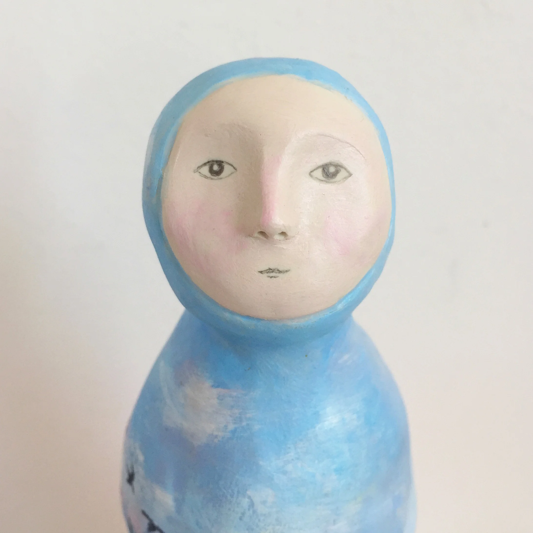 sky gazer - blue sky with migrating geese