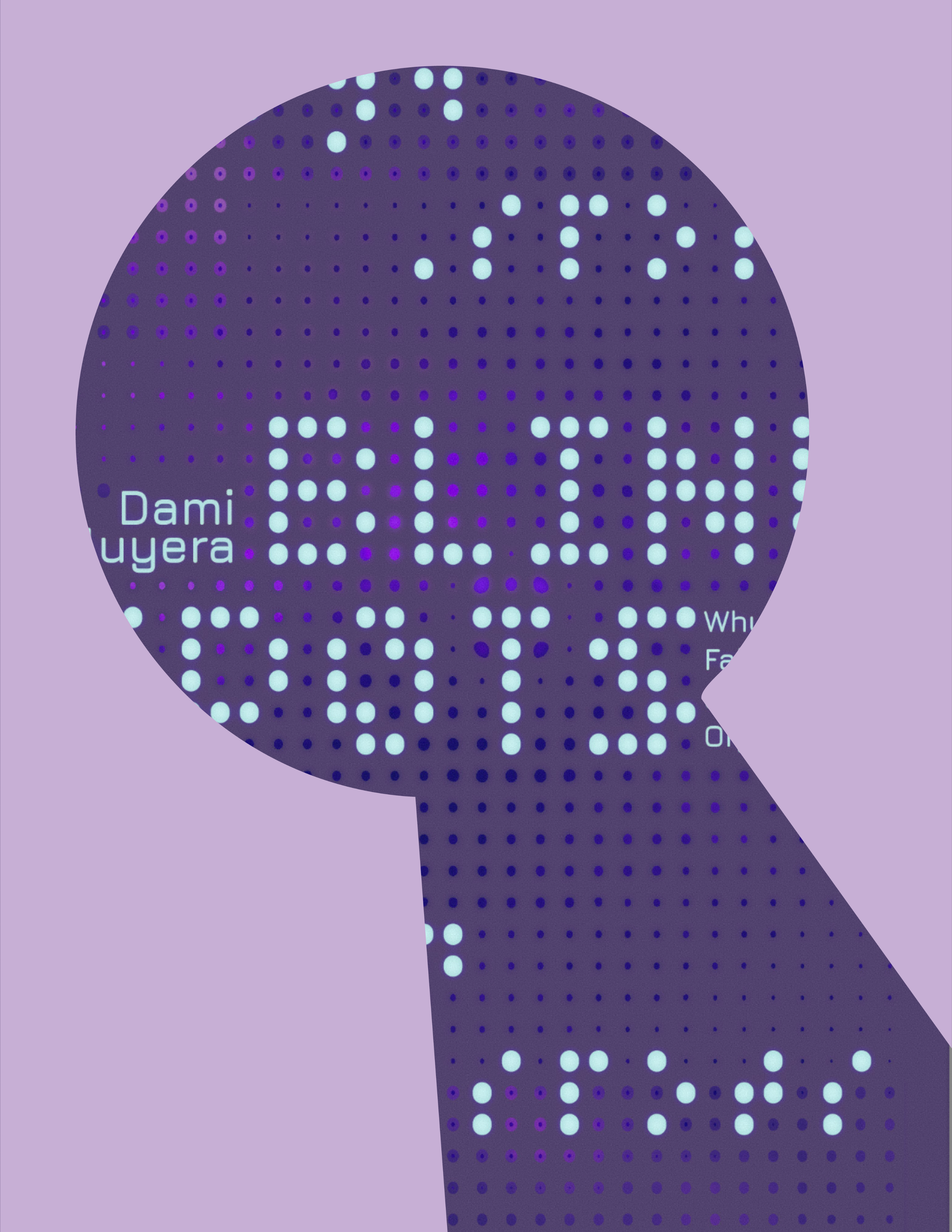 Securely Ever After keyhole overlay over Dami Eluyera's book, Blindspots