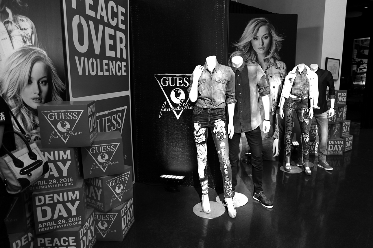  16th anniversary of Denim Day at GUESS? Inc. Headquarters on April 29, 2015 in Los Angeles, California. 
